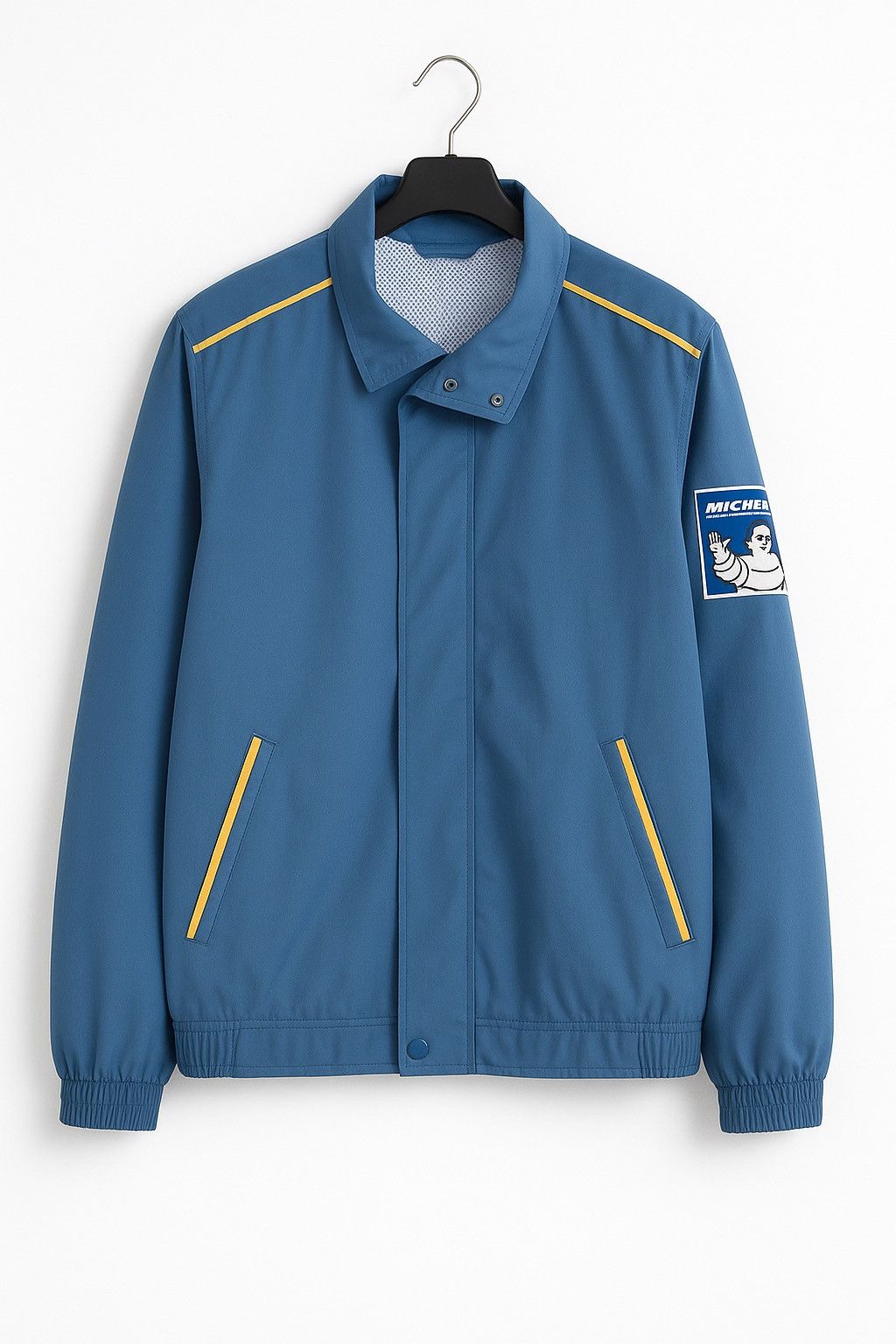 Vintage Vintage Michelin Blue Work Jacket Bibendum Logo Made Japan Size US L / EU 52-54 / 3 - 2 Thumbnail