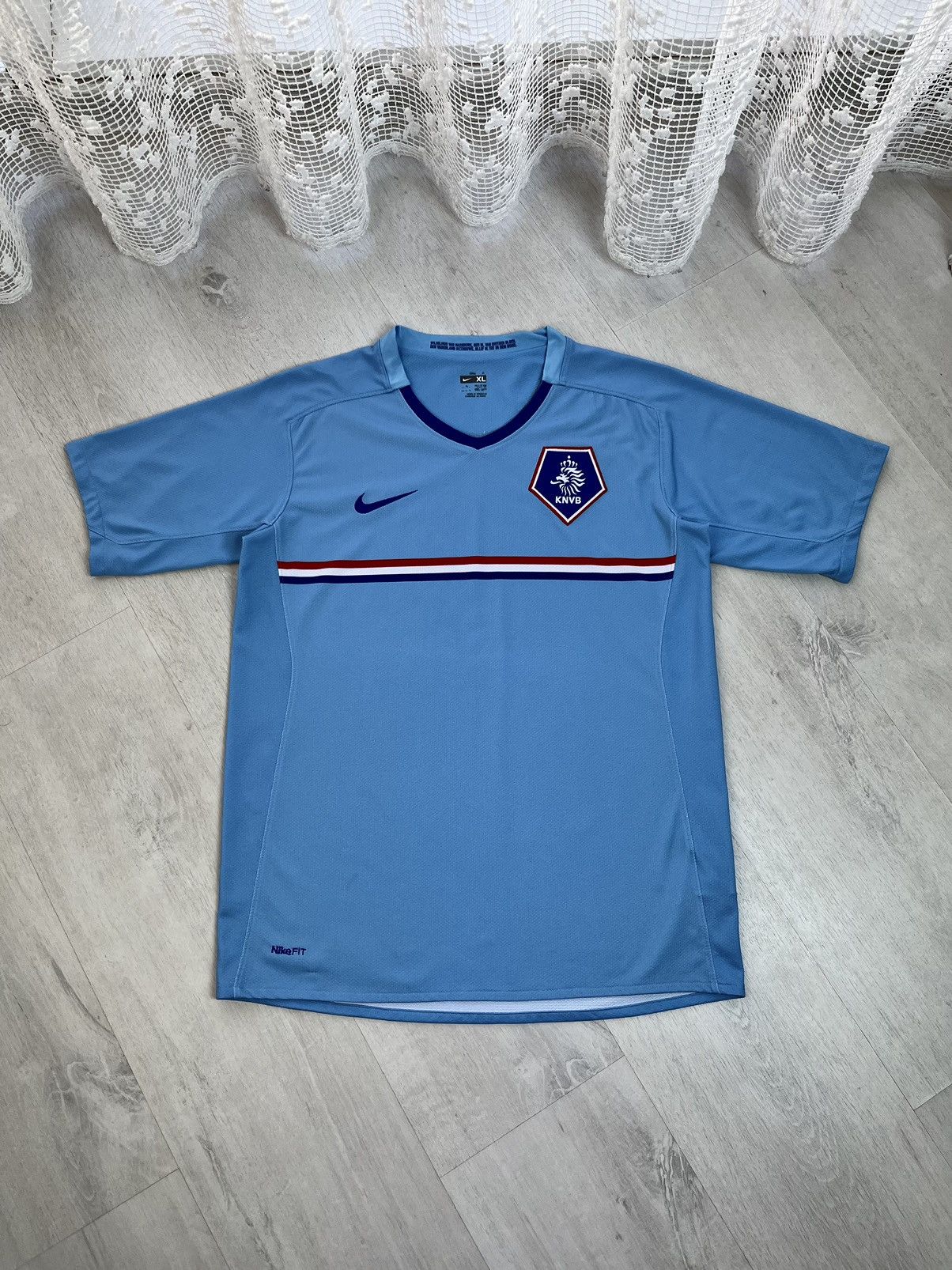 Nike Vintage Nike 2008 Holland Netherlands Soccer Jersey Home Y2K Size US S / EU 44-46 / 1 - 1 Thumbnail