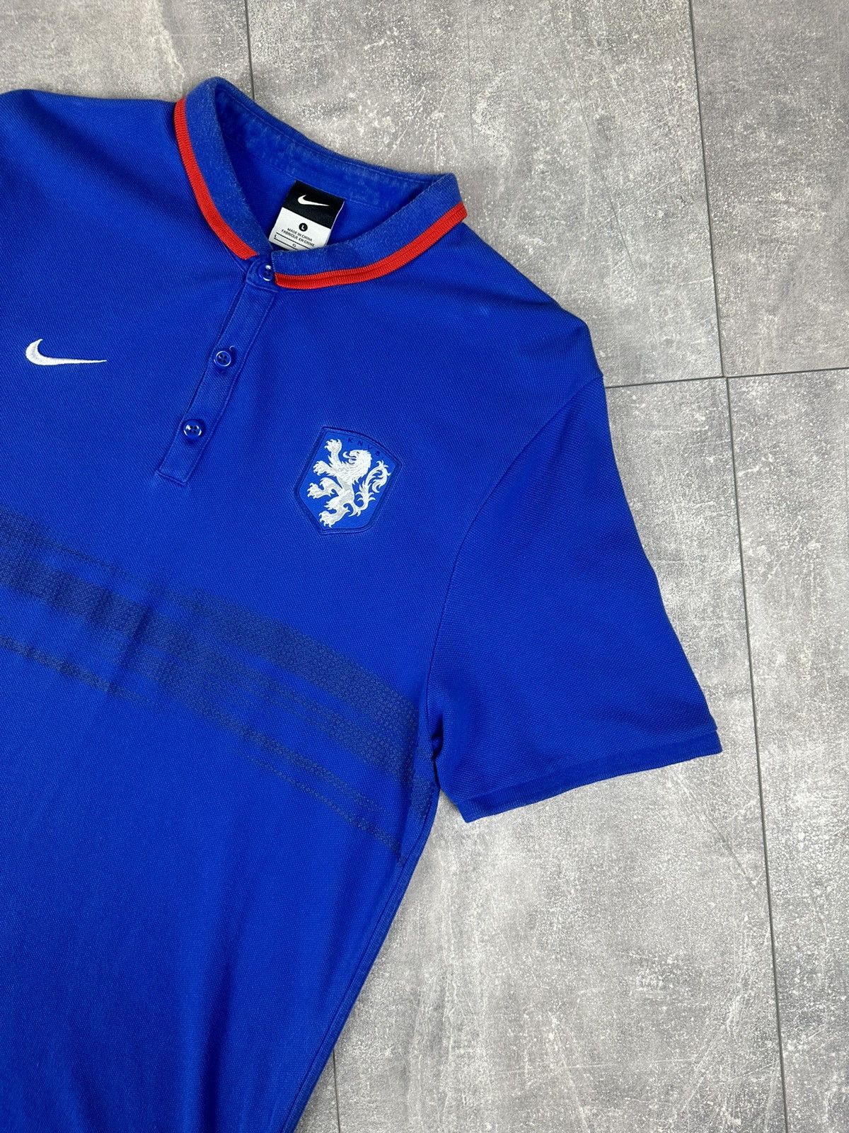 Nike Nike Netherlands National Team Polo Jersey Size US L / EU 52-54 / 3 - 2 Thumbnail