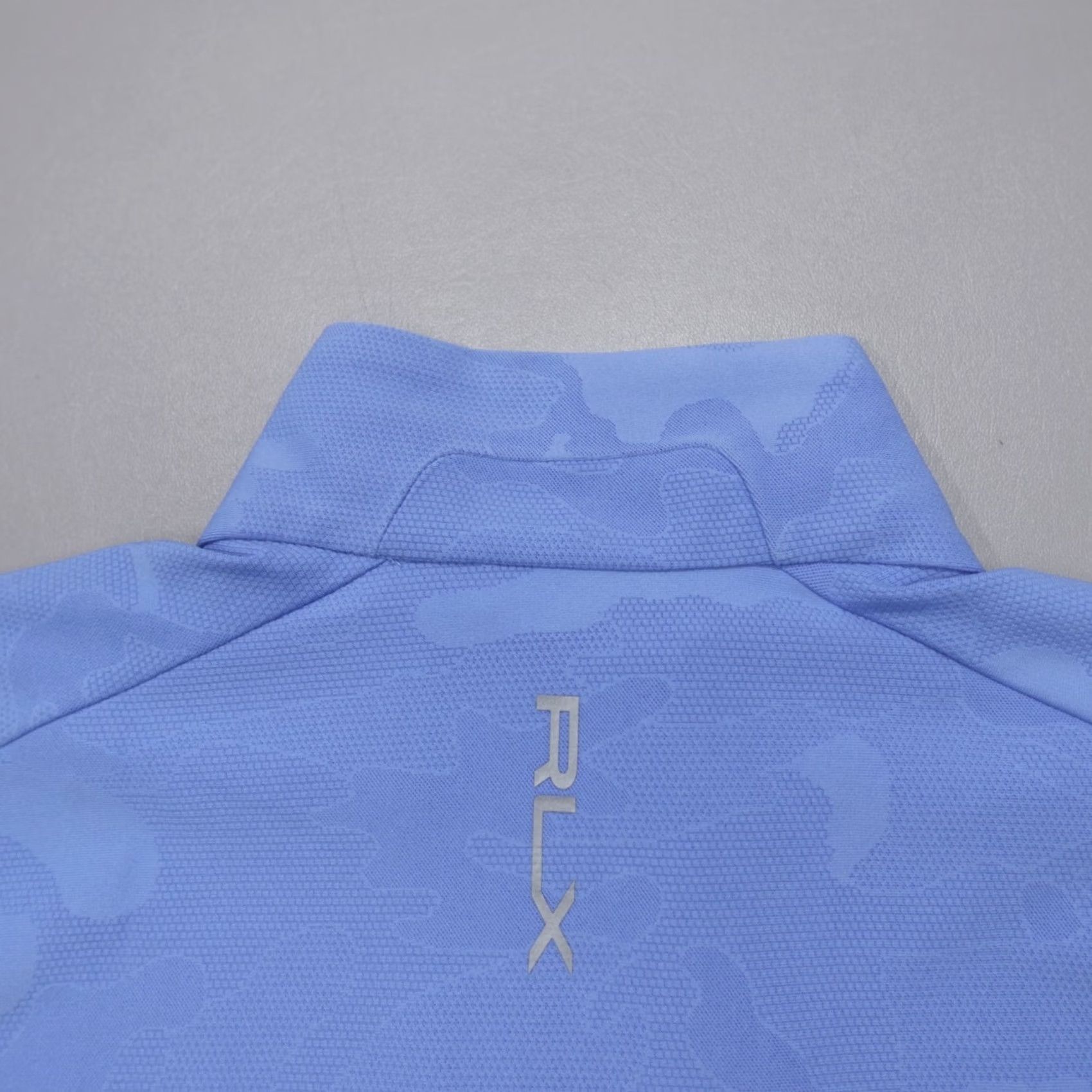 RLX Ralph Lauren RLX Ralph Lauren Golf 1/4 Zip Pullover Camo Jacquard Blue Wicking Men's Size M Size US M / EU 48-50 / 2 - 8 Thumbnail