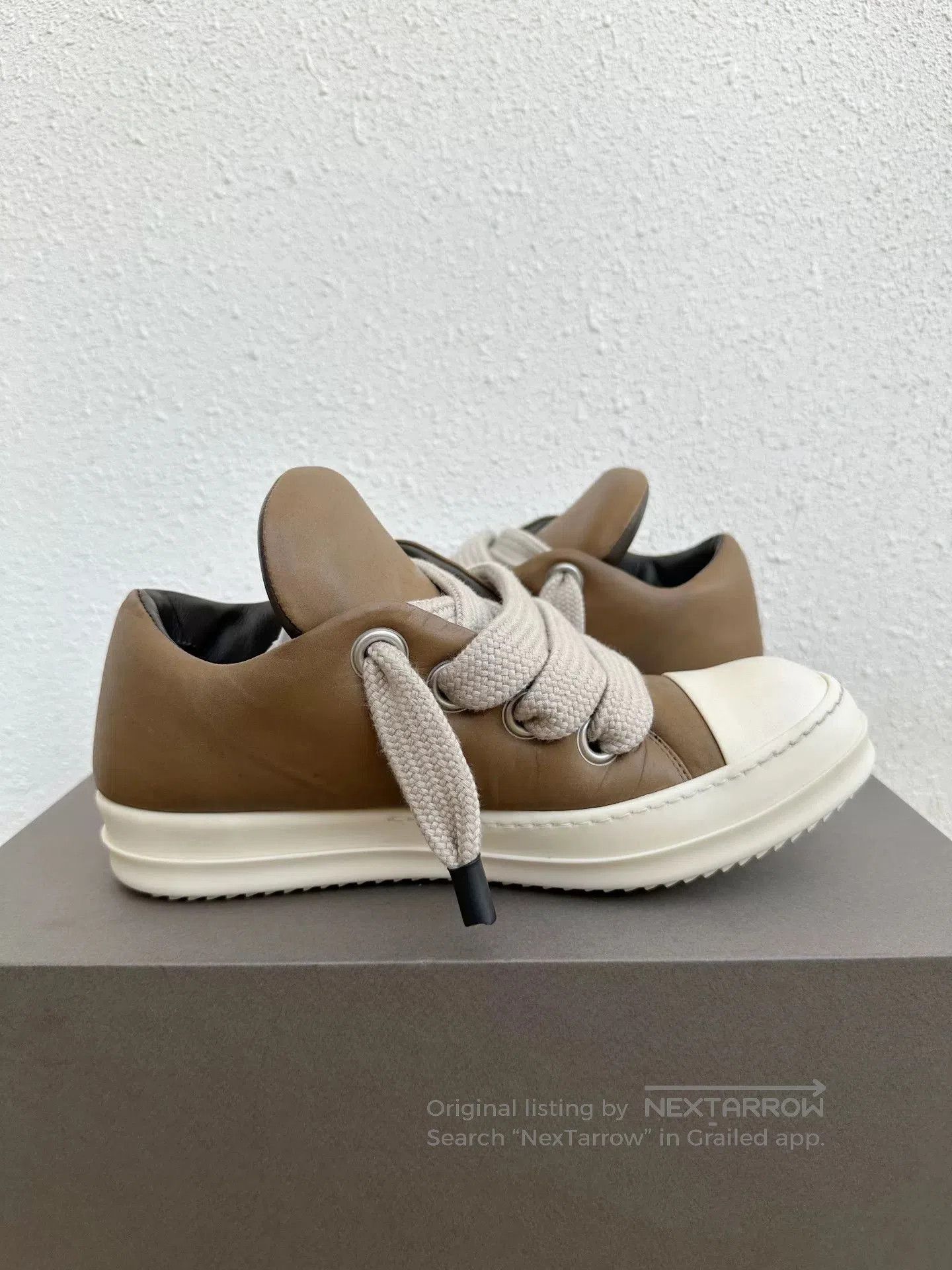 Rick Owens Rick Owens x Converse Brown Sheepskin Shoes. Size US 9 / EU 42 - 4 Thumbnail