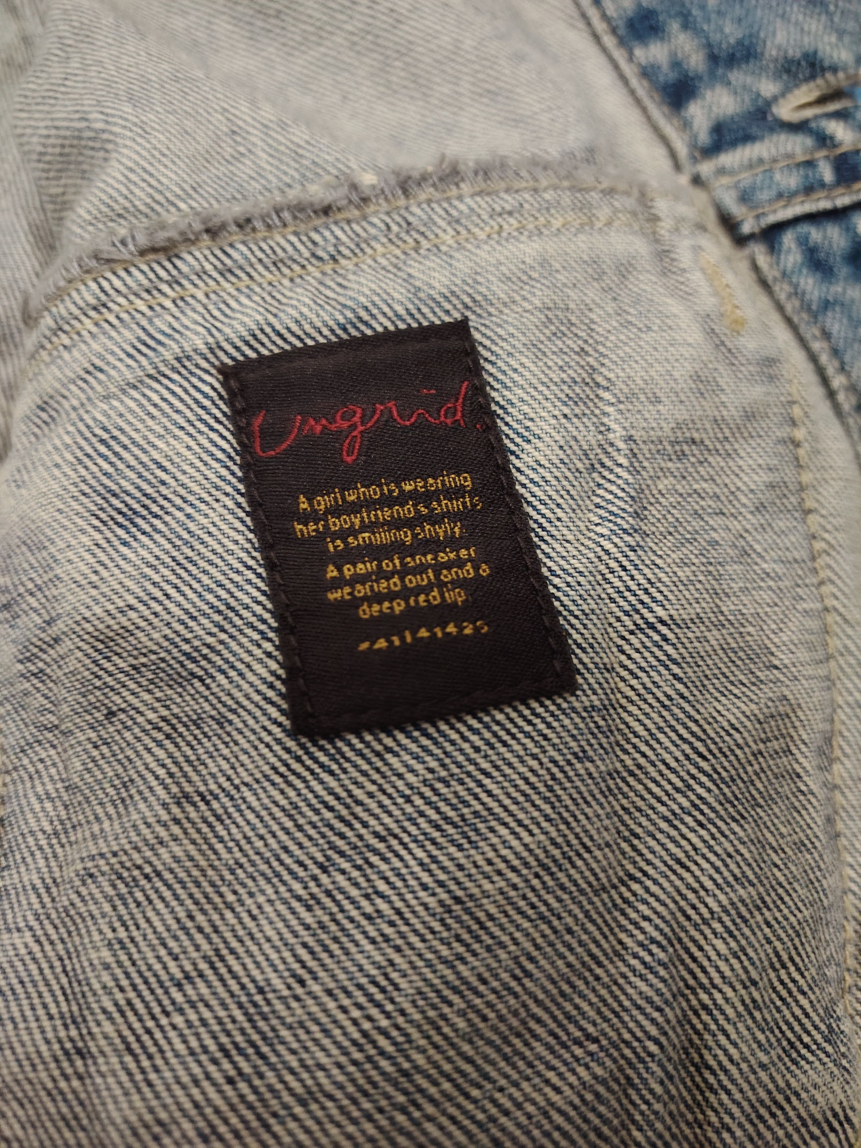 Japanese Brand 💥Insane💥 Ungrid 211407180904 Distressed denim Jacket Size M / US 6-8 / IT 42-44 - 11 Thumbnail