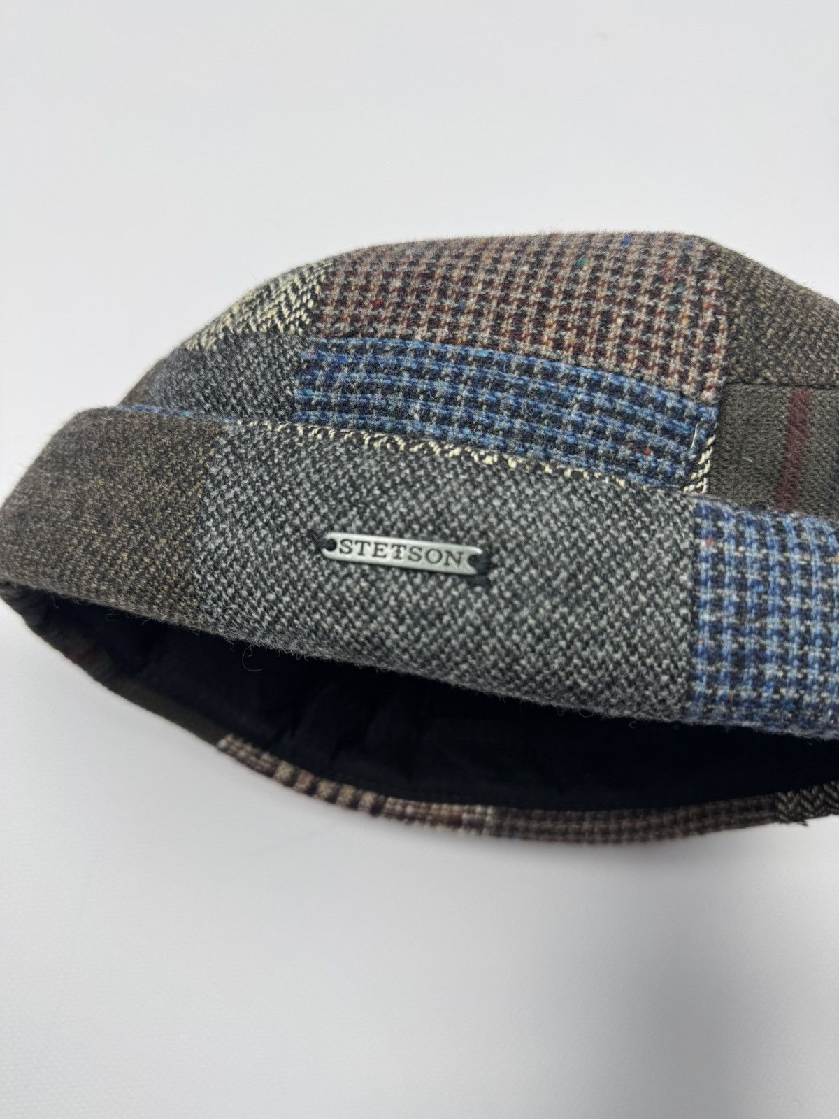Stetson Stetson Mondeo Patchwork Docker Beanie Hat Size ONE SIZE - 6 Thumbnail