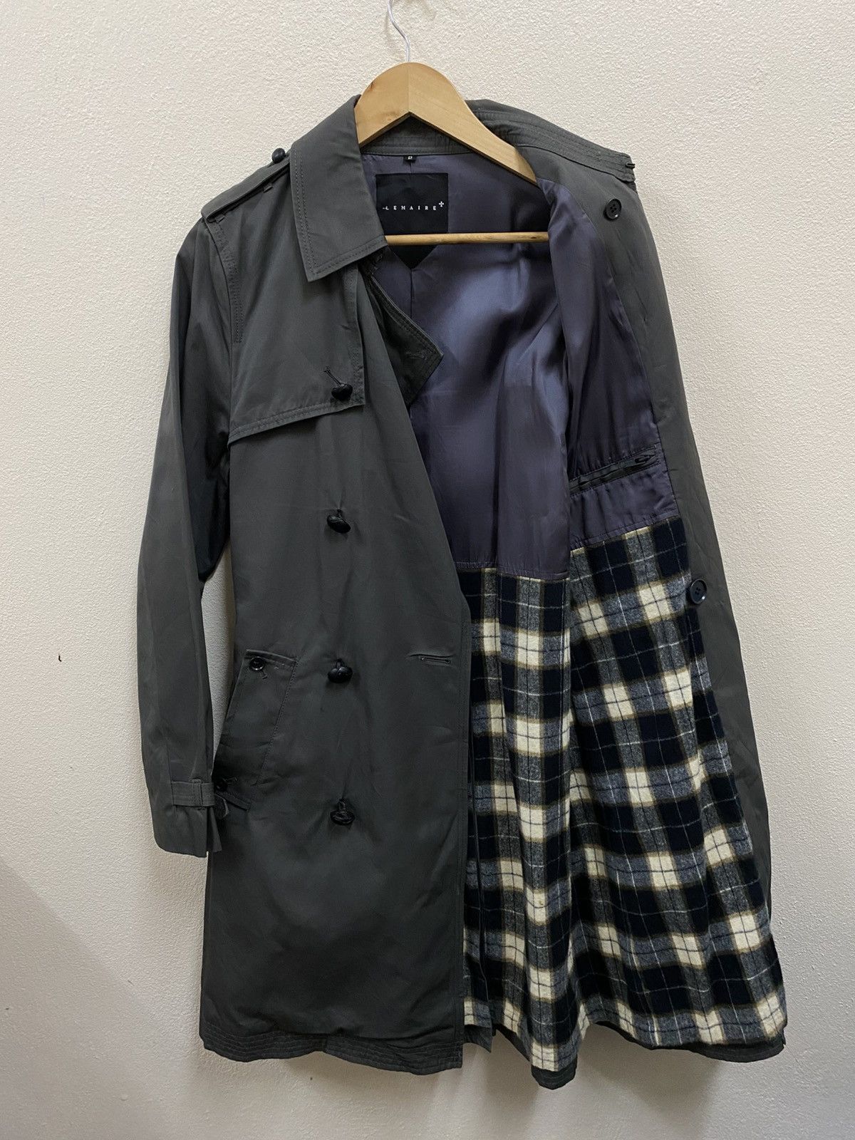 Lemaire Lemaire Double Breasted Jacket - Grey Size M / US 6-8 / IT 42-44 - 4 Thumbnail