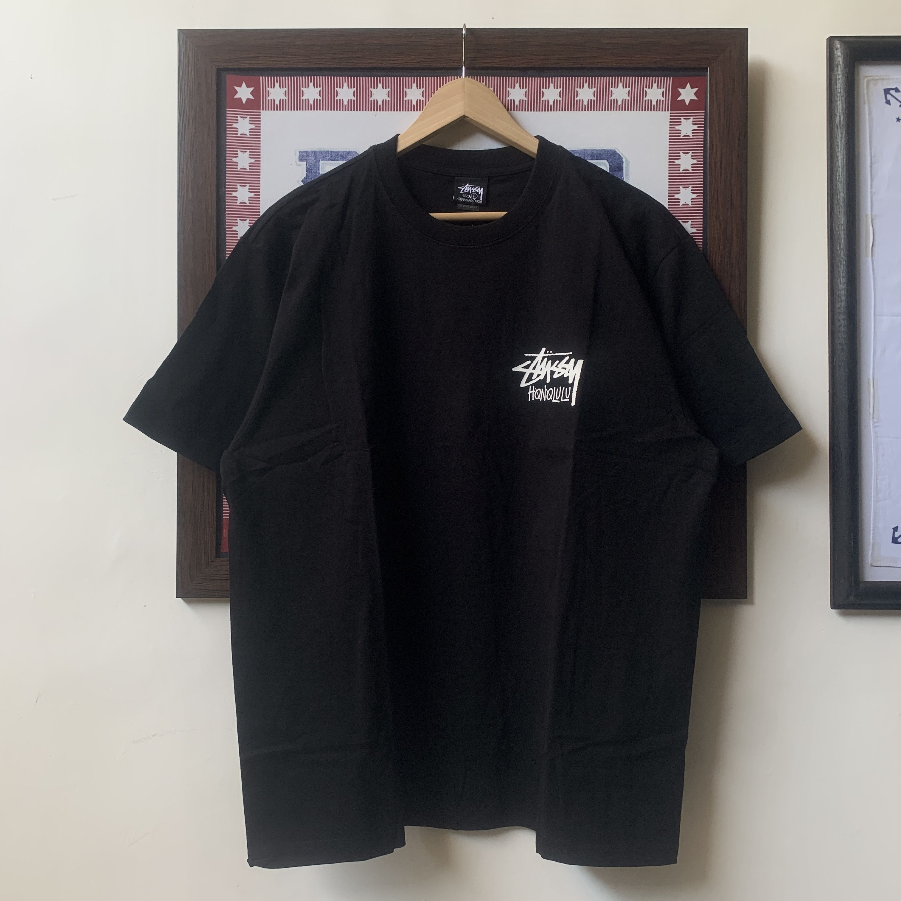 Comme des Garcons × Stussy Stussy CDG Surfman Tee Black L New with