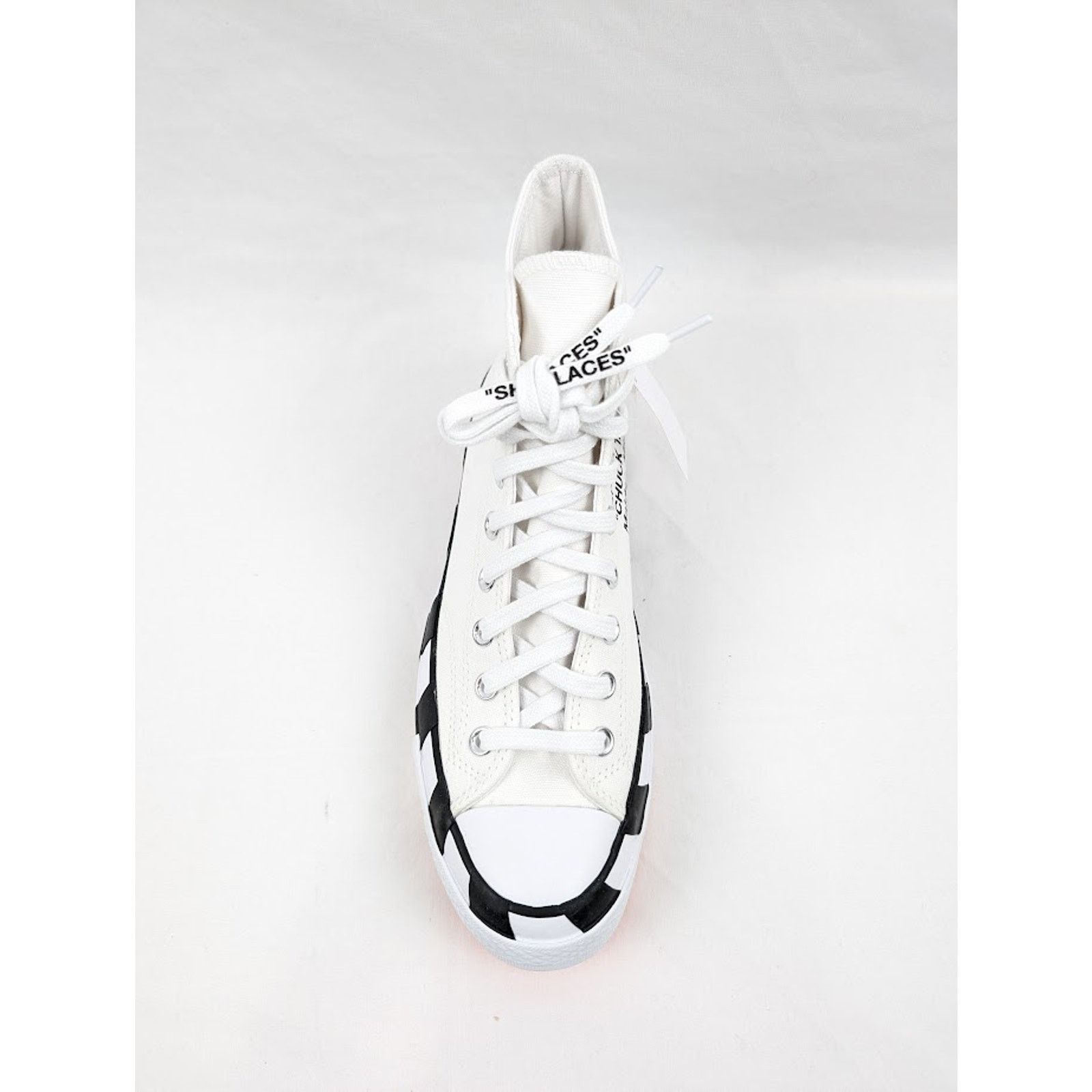 Converse × Off-White o1rshd1 DUP / Unisex Chuck 70 Hi-Top Sneakers in White/Cone Size US 10 / IT 40 - 5 Thumbnail