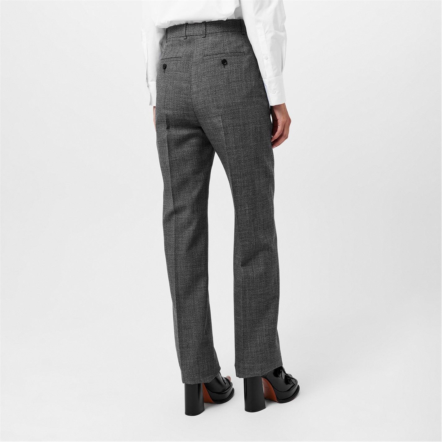 cigarette pants grey Rayon Solid  Stylish Comfort by Juniper leg pants Destined to live up to their name Dolce & Gabbana Silk Shantung