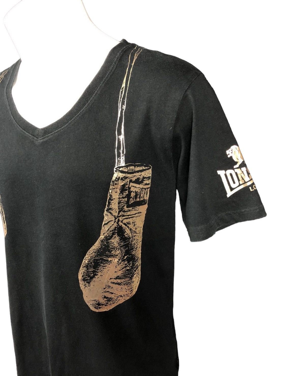 Alexander McQueen × Lonsdale × Merc Lonsdale Gold Boxing Glove Hang Shirt Size US L / EU 52-54 / 3 - 4 Thumbnail