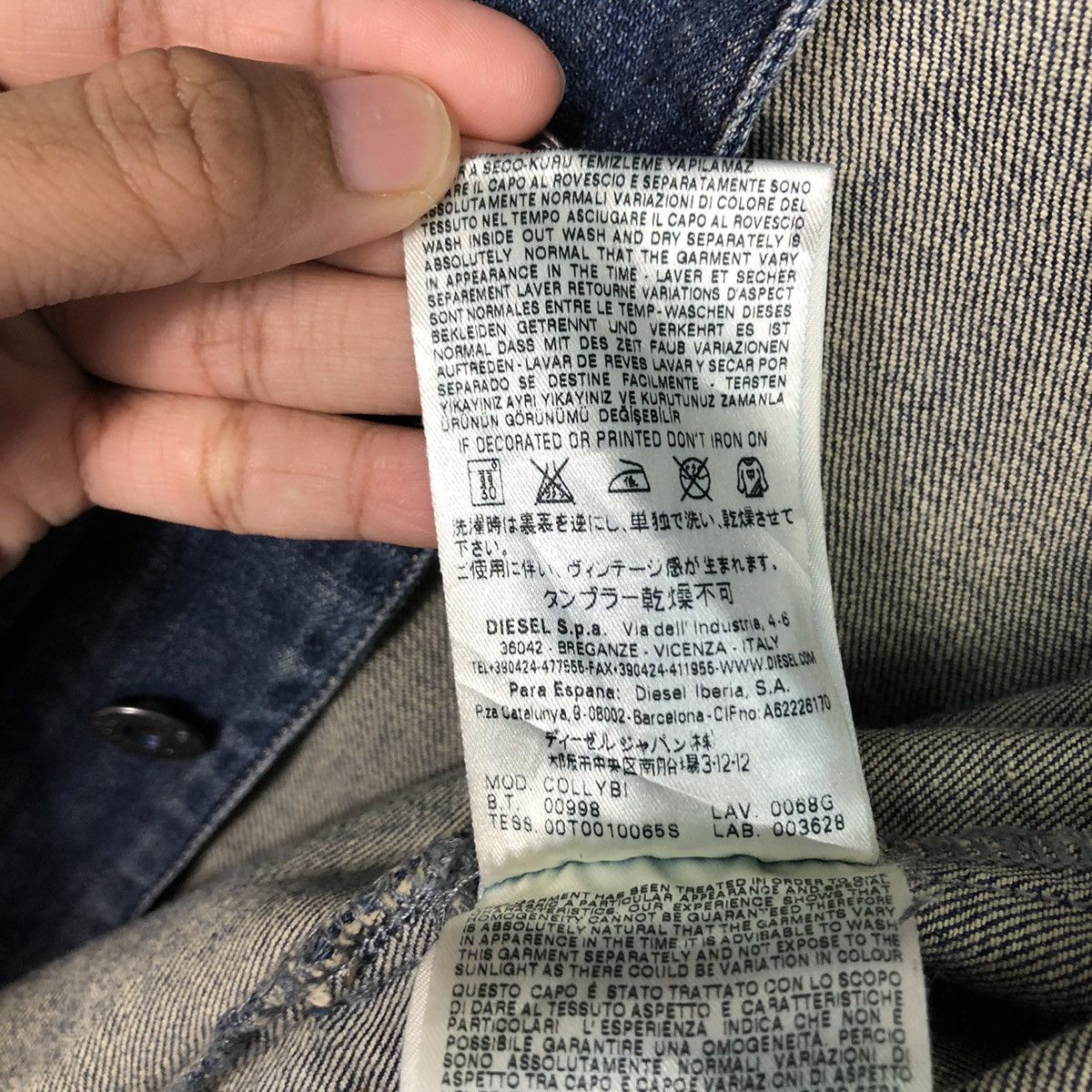 Diesel Diesel Long Sleeve Denim Coat (Short Sleeve) Vintage Wash XS Size US XS / EU 42 / 0 - 21 Thumbnail