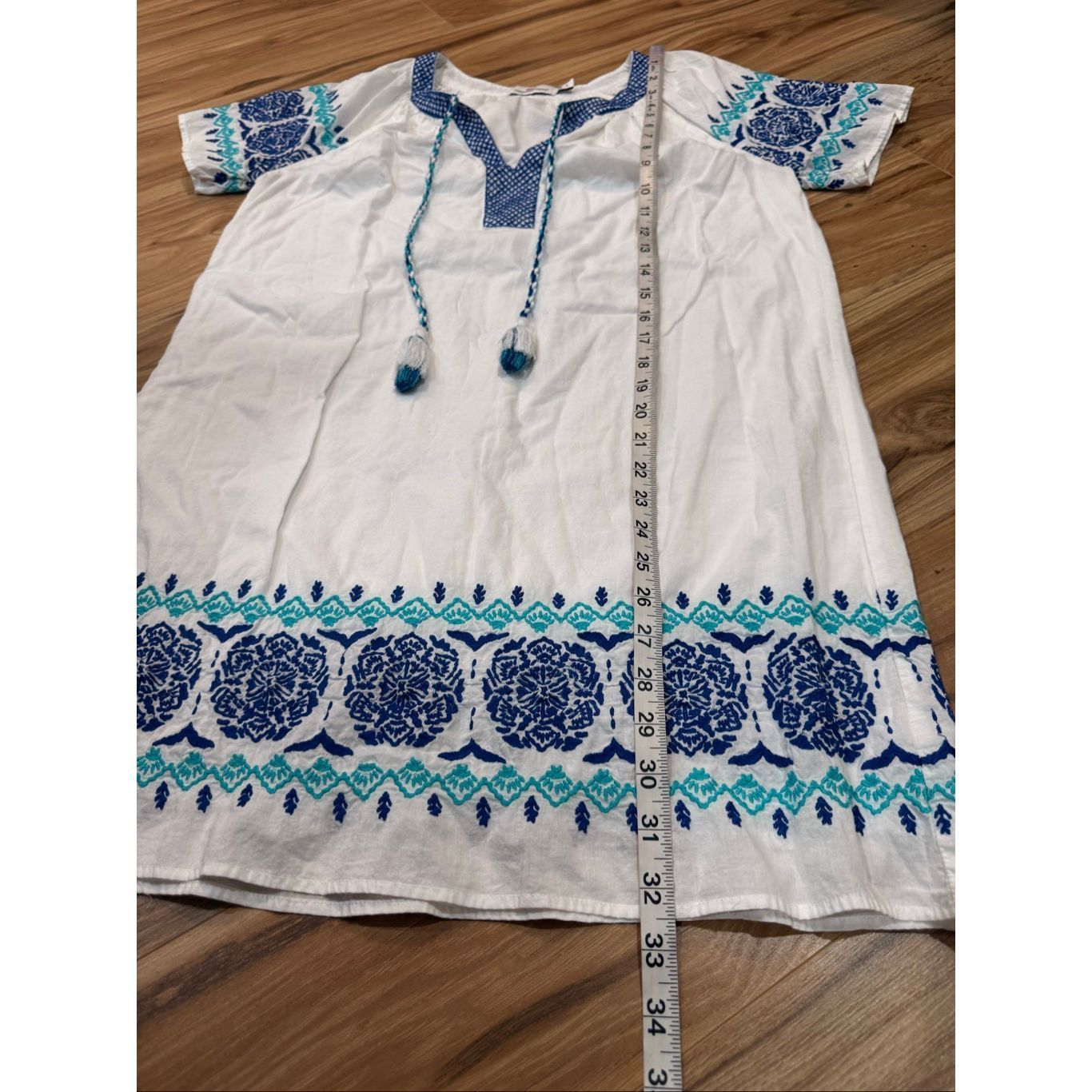 Vineyard Vines Vineyard Vines cotton medallion embroidered popover dress si Size S / US 4 / IT 40 - 6 Thumbnail