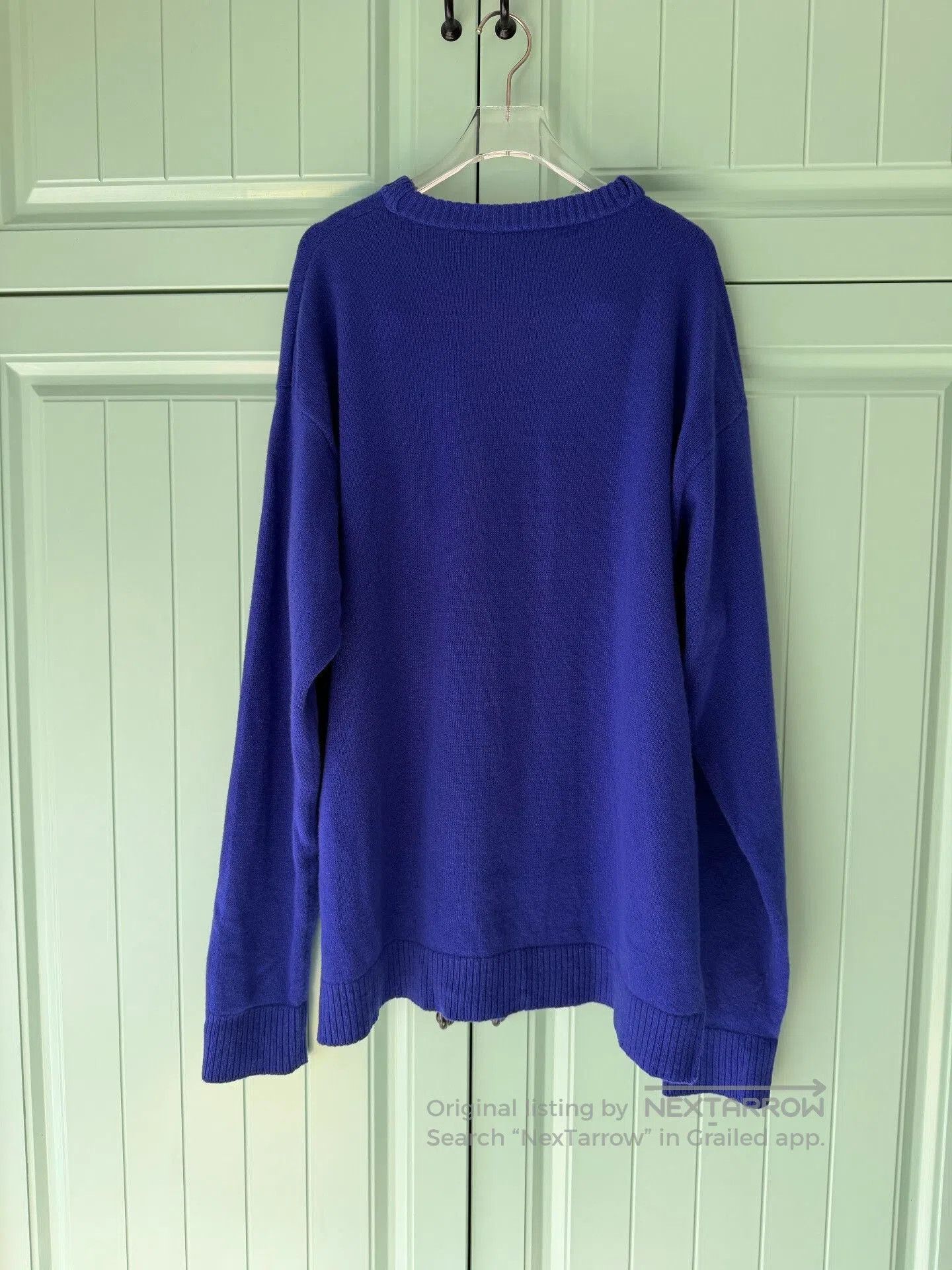 Loewe LOEWE Royal Blue Sweater. Size L / US 10 / IT 46 - 2 Thumbnail