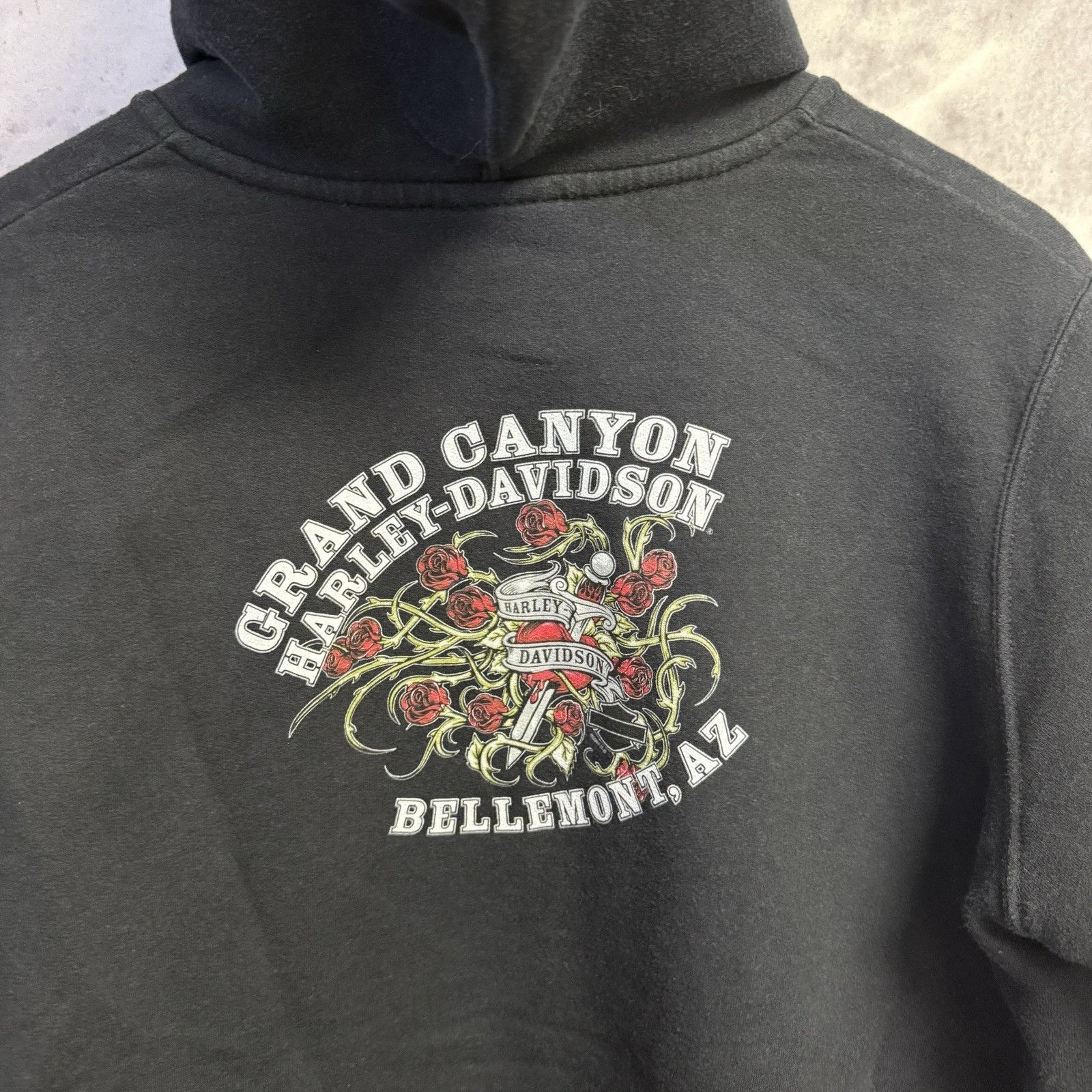 Harley Davidson Harley Davidson Hoodie Sweatshirt Womens XL Black Grand Cany Size XL / US 12-14 / IT 48-50 - 7 Thumbnail