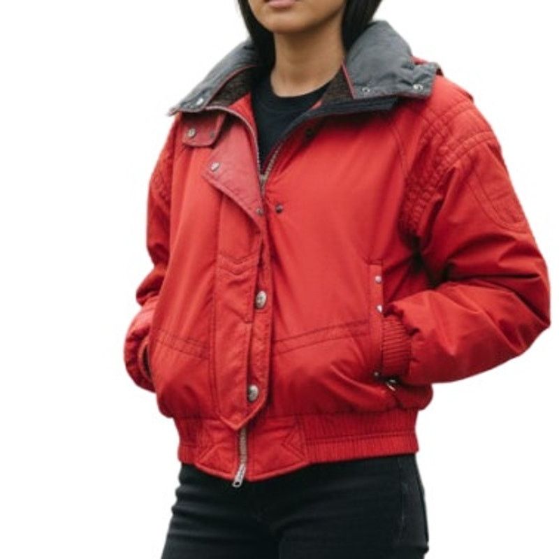 Obermeyer Obermeyer Snow Ski Bomber Jacket Hood Full Zip Insulated 10 Size L / US 10 / IT 46 - 2 Thumbnail