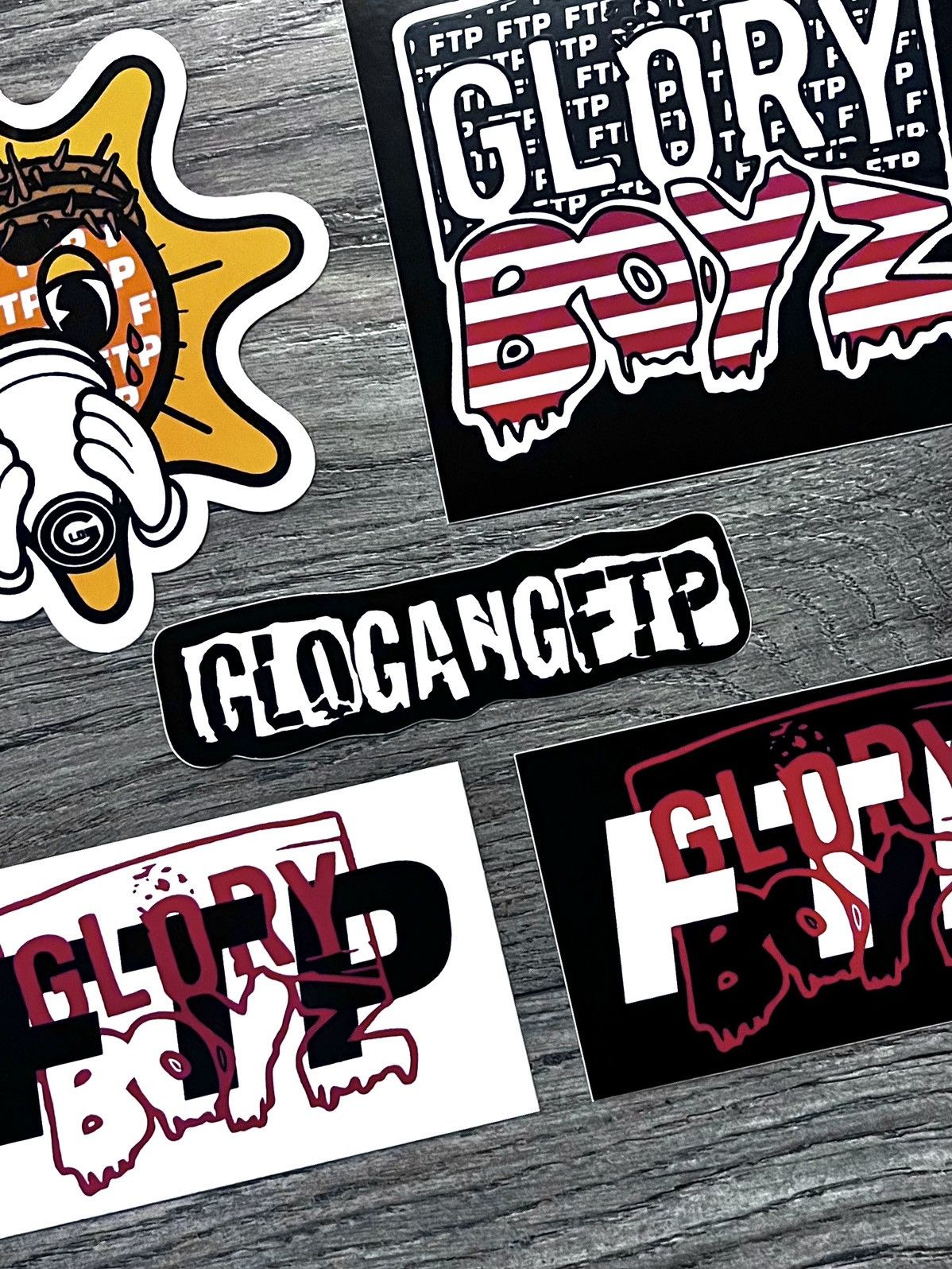 Fuck The Population × Glo Gang FTP x Glo Gang Sticker Lot Size ONE SIZE - 3 Thumbnail