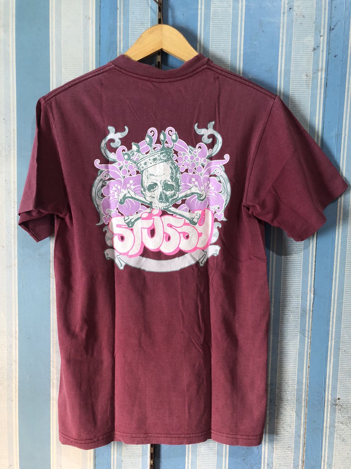 Stussy × Vintage Stussy vintage Skull tee Size US S / EU 44-46 / 1 - 3 Thumbnail