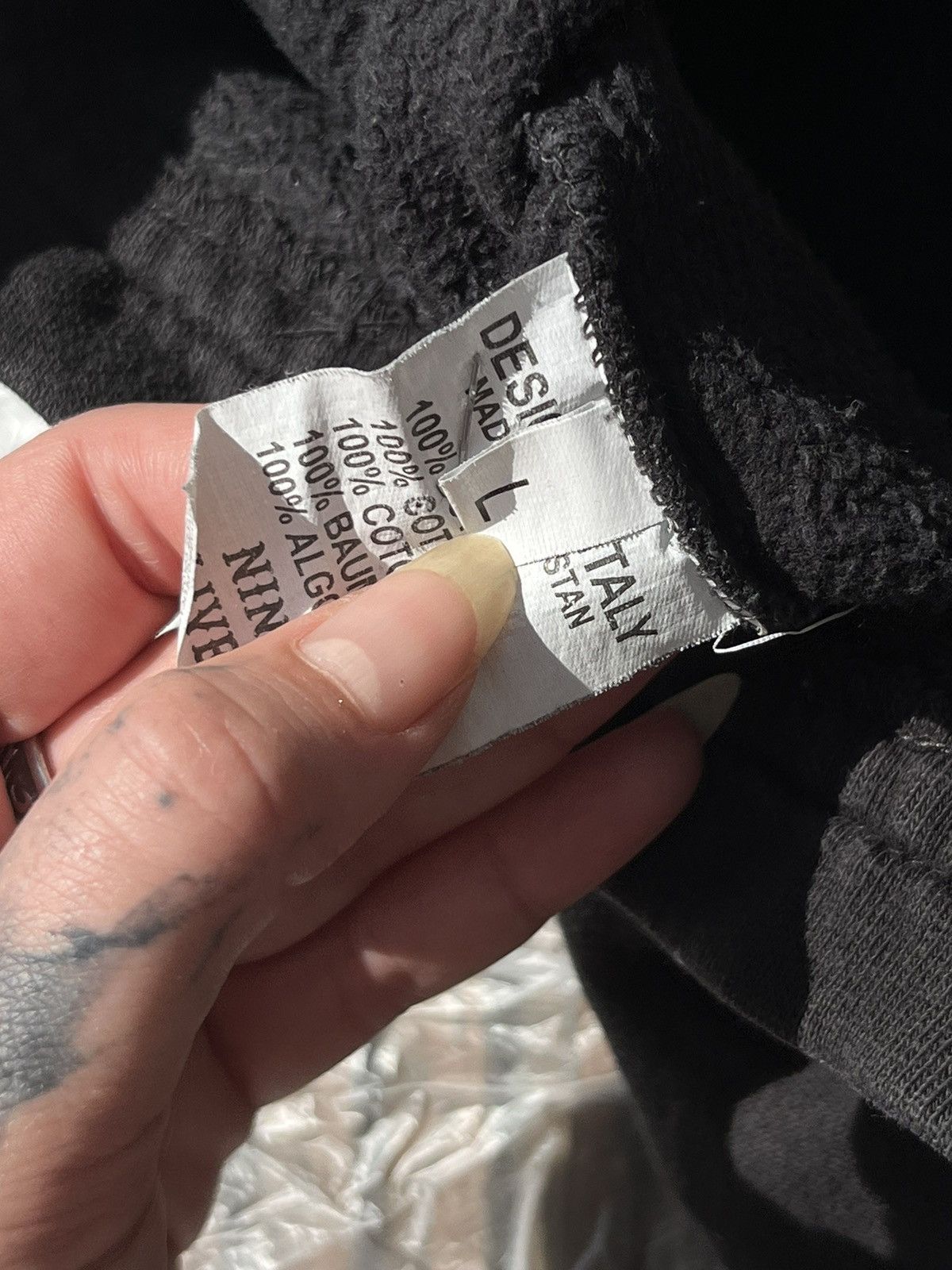 Nine Lives × Vintage Black Graphic Hoodie by Nine Lives Size L / US 10 / IT 46 - 9 Thumbnail