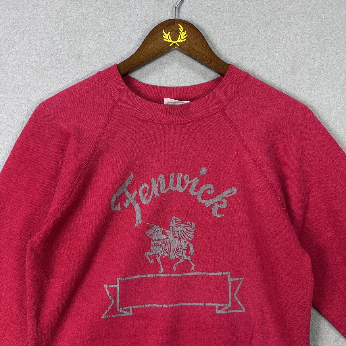 Vintage Vintage Hanes Fenwick Sweatshirt USA Made 1980s Graphic Size US M / EU 48-50 / 2 - 2 Thumbnail