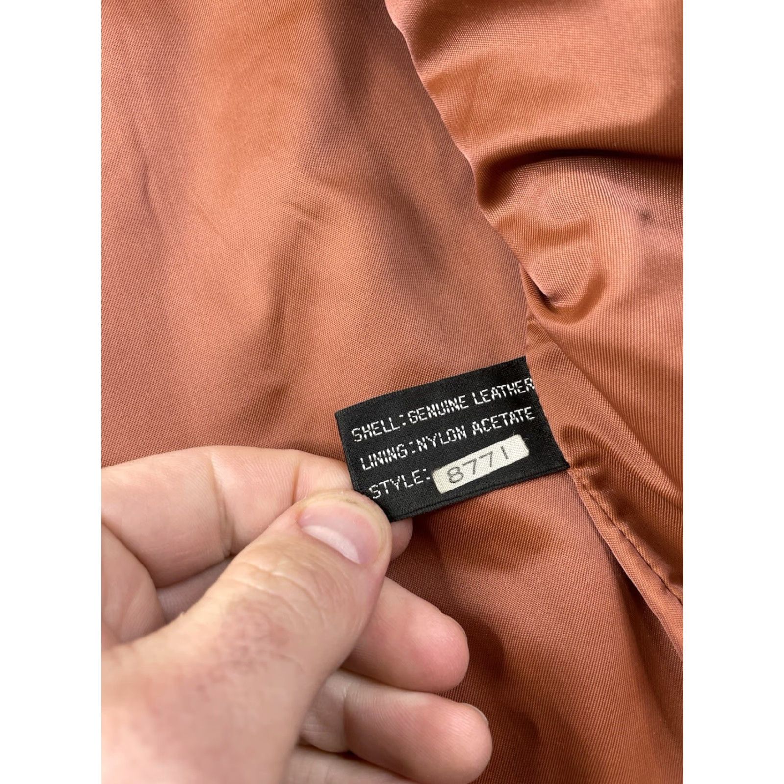 Vintage VINTAGE Wilson Brown Leather Jacket Moto Biker Rock Disco Women Size 40 Brown Leather Zipper Collared Short Length Size S / US 4 / IT 40 - 4 Thumbnail
