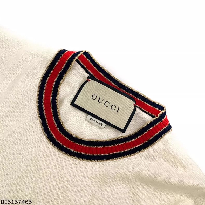 Gucci Gucci White wool knitted long sleeves 2506-Nextarrow Size ONE SIZE - 3 Thumbnail