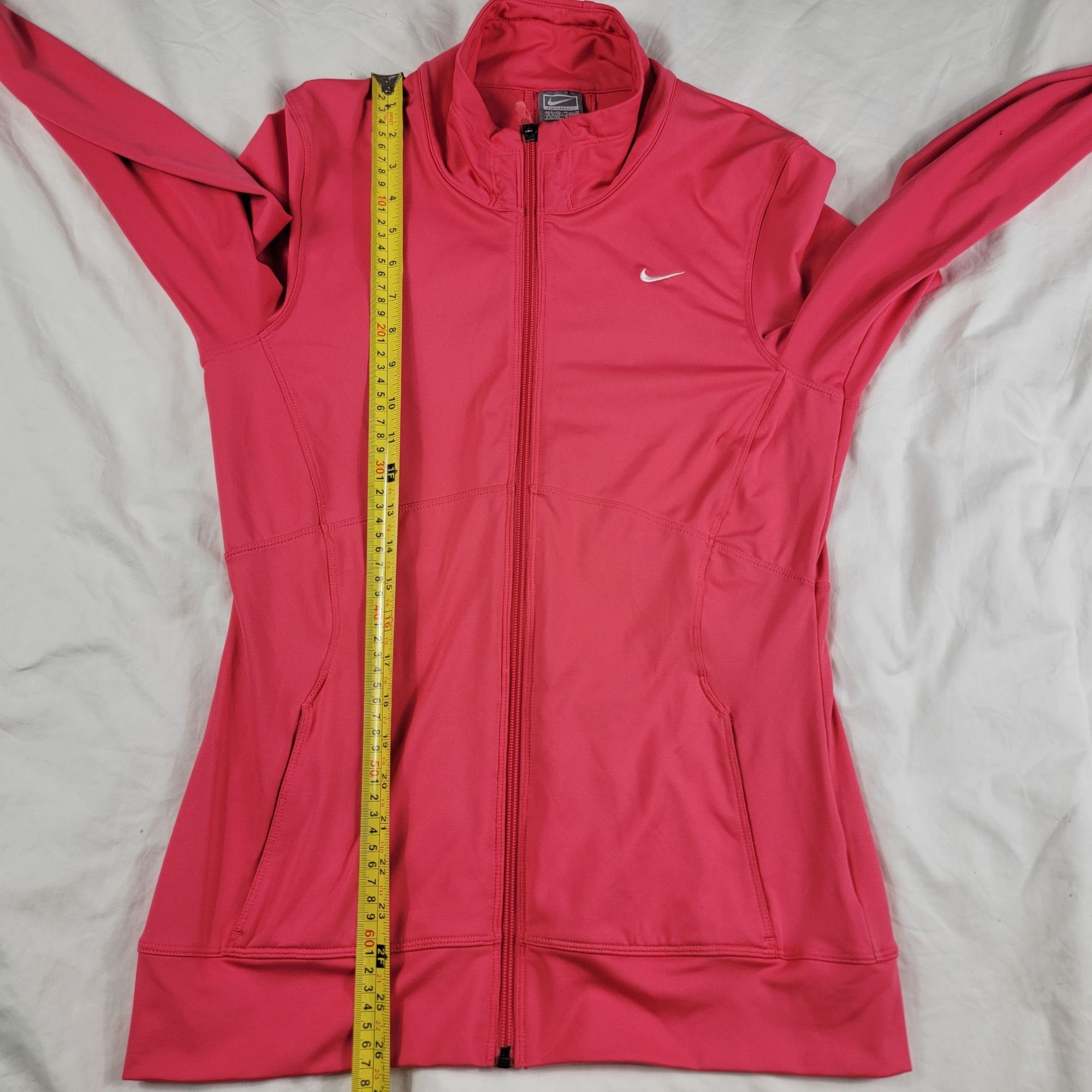 Nike Nike Womens Medium Pink Jacket Full Zip Athletic Outdoors Li Size M / US 6-8 / IT 42-44 - 9 Thumbnail
