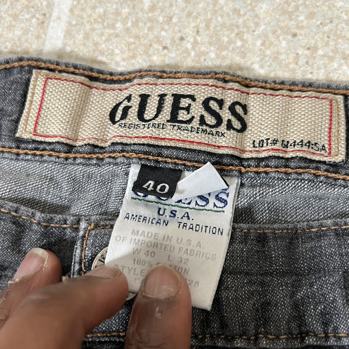 Guess Vintage USA Made Guess Black Jeans Carpenter 32x30 Denim Size US 32 / EU 48 - 10 Thumbnail