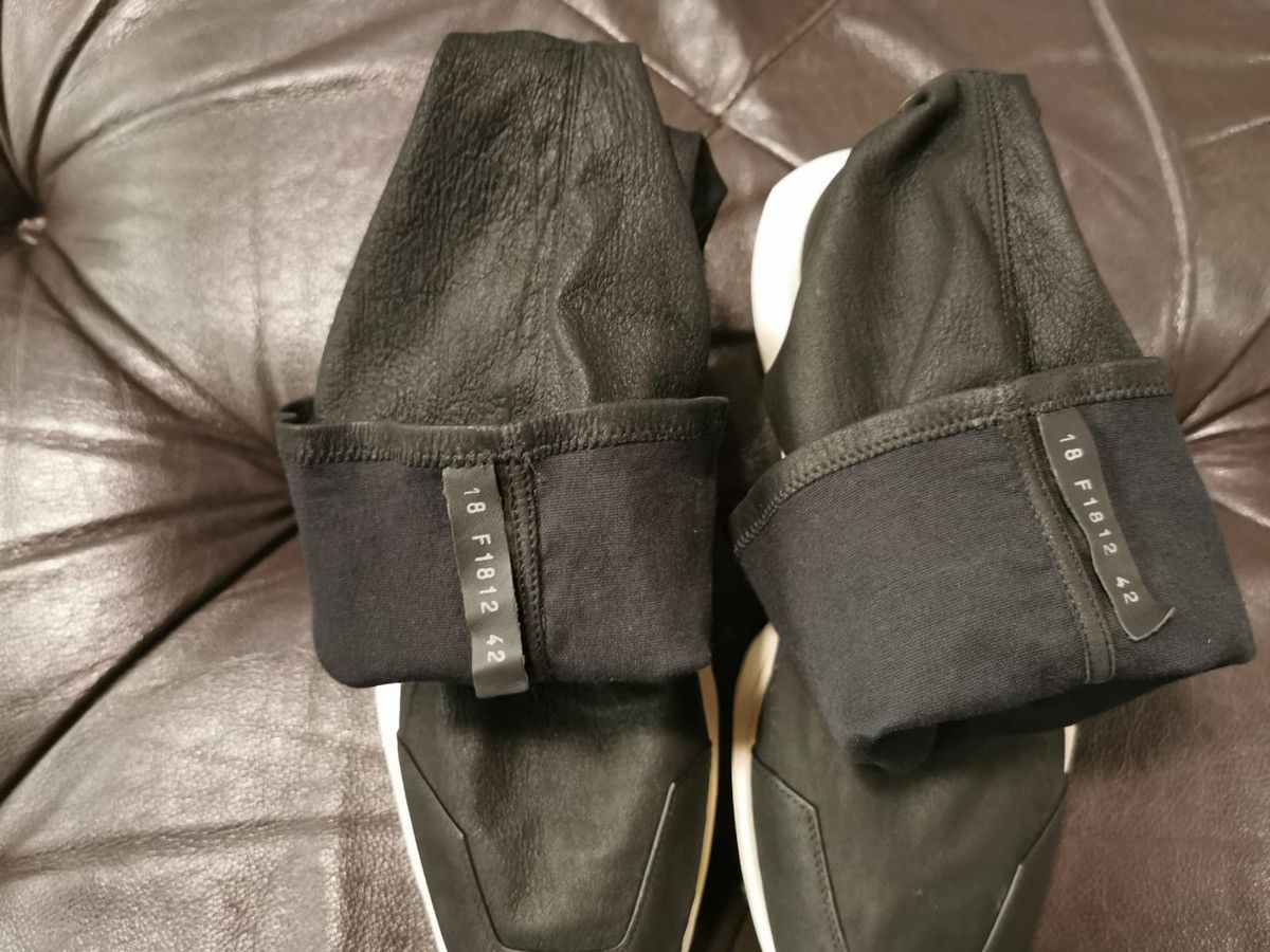 Rick Owens OBLIQUE RUNNER STRETCH SOCK FW18 Rick Owens shoes boots Size US 11 / EU 44 - 5 Thumbnail