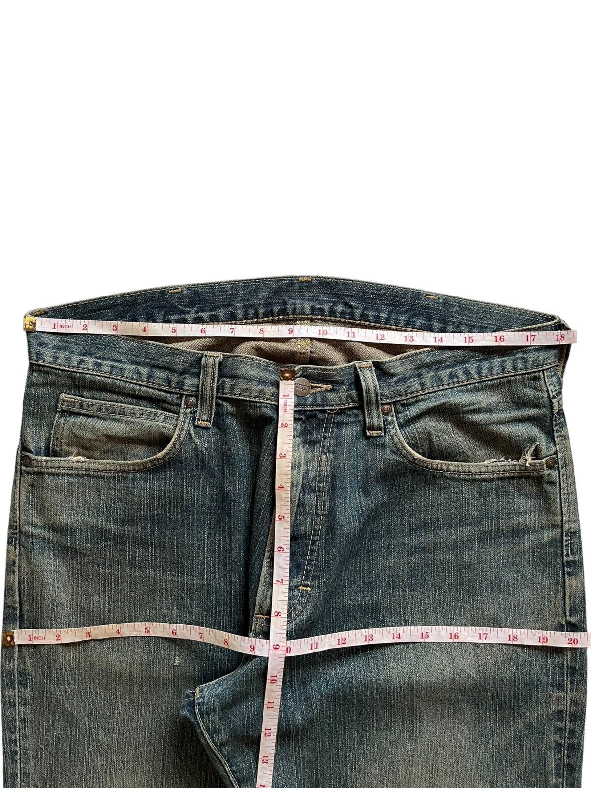 Wrangler Vintage Wrangler Mud Wash Distressed Baggy Jeans Size US 36 / EU 52 - 11 Thumbnail