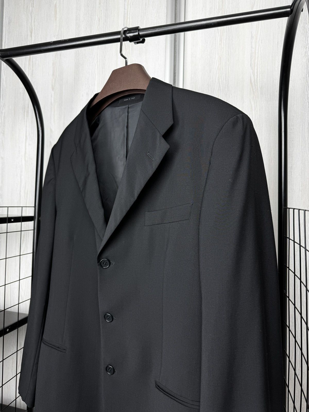 Emporio Armani Emporio Armani Black pure wool 3 buttons classic suit sz 54 Size 44R - 6 Thumbnail