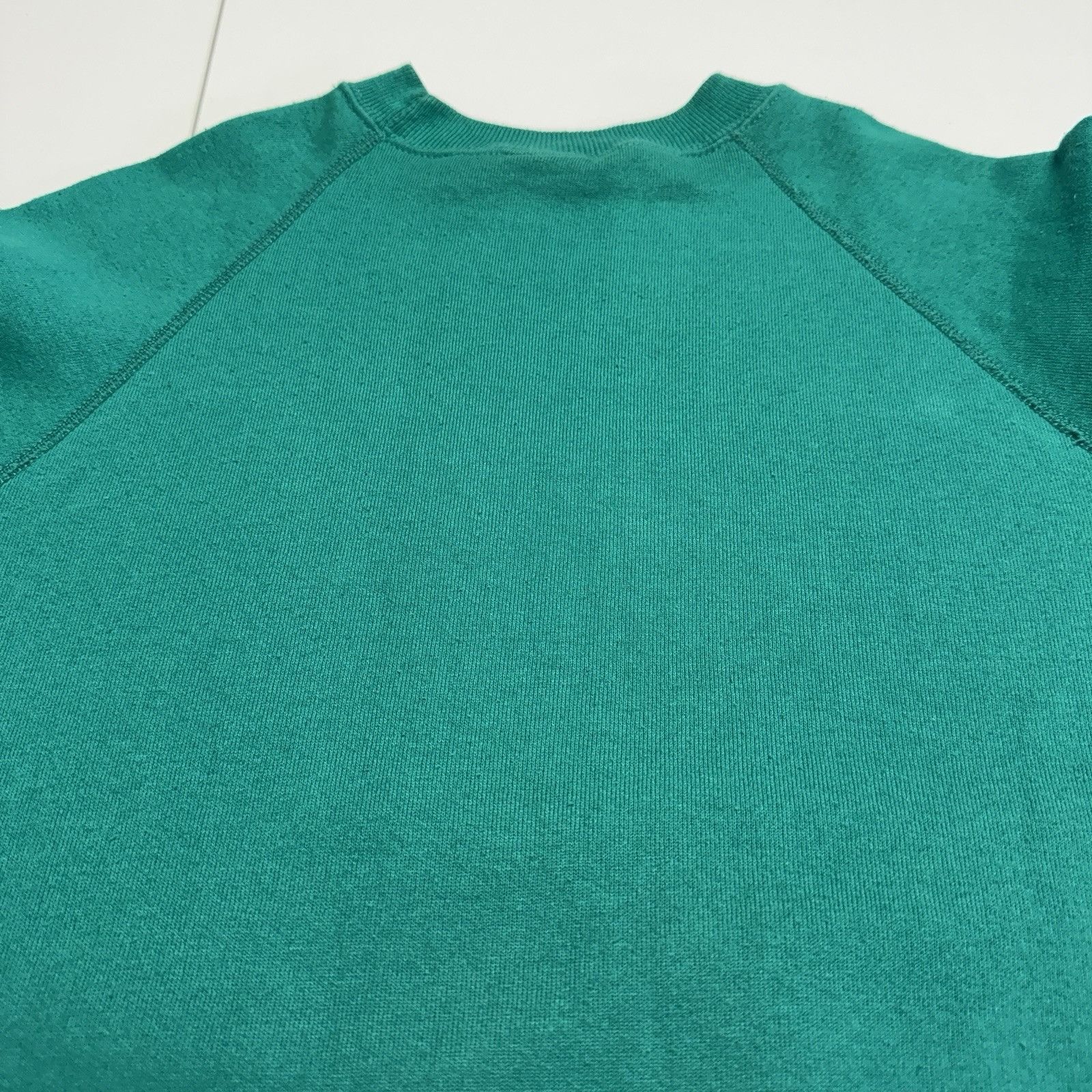 Nike Vintage 80s 90s Nike Crew Neck Teal Green Raglan Sweatshirt Size US M / EU 48-50 / 2 - 10 Thumbnail