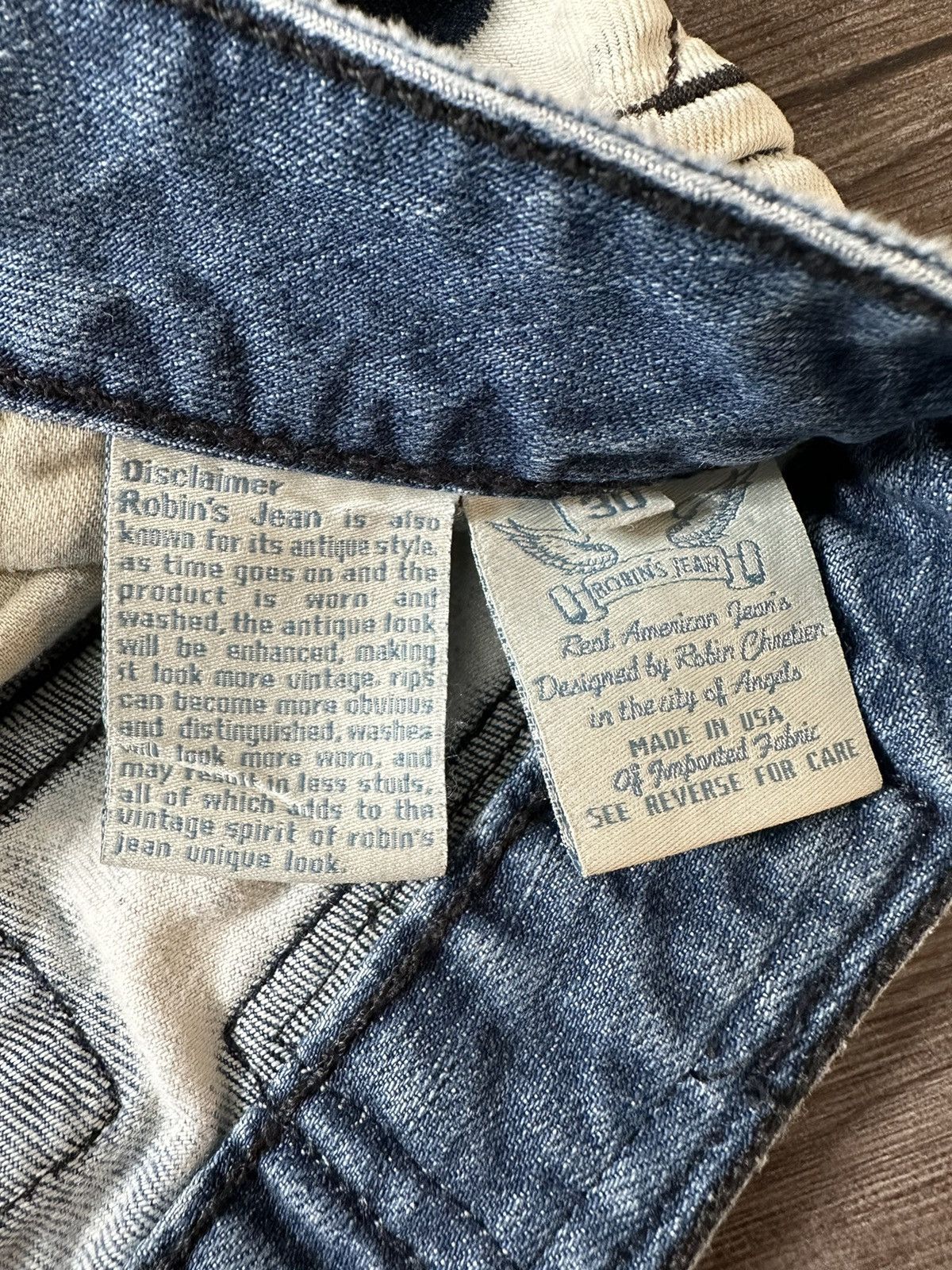 Robins Jeans 🔥Robin’s Jeans🔥 Bleached and Dyed Denim Jeans Size US 31 - 17 Thumbnail