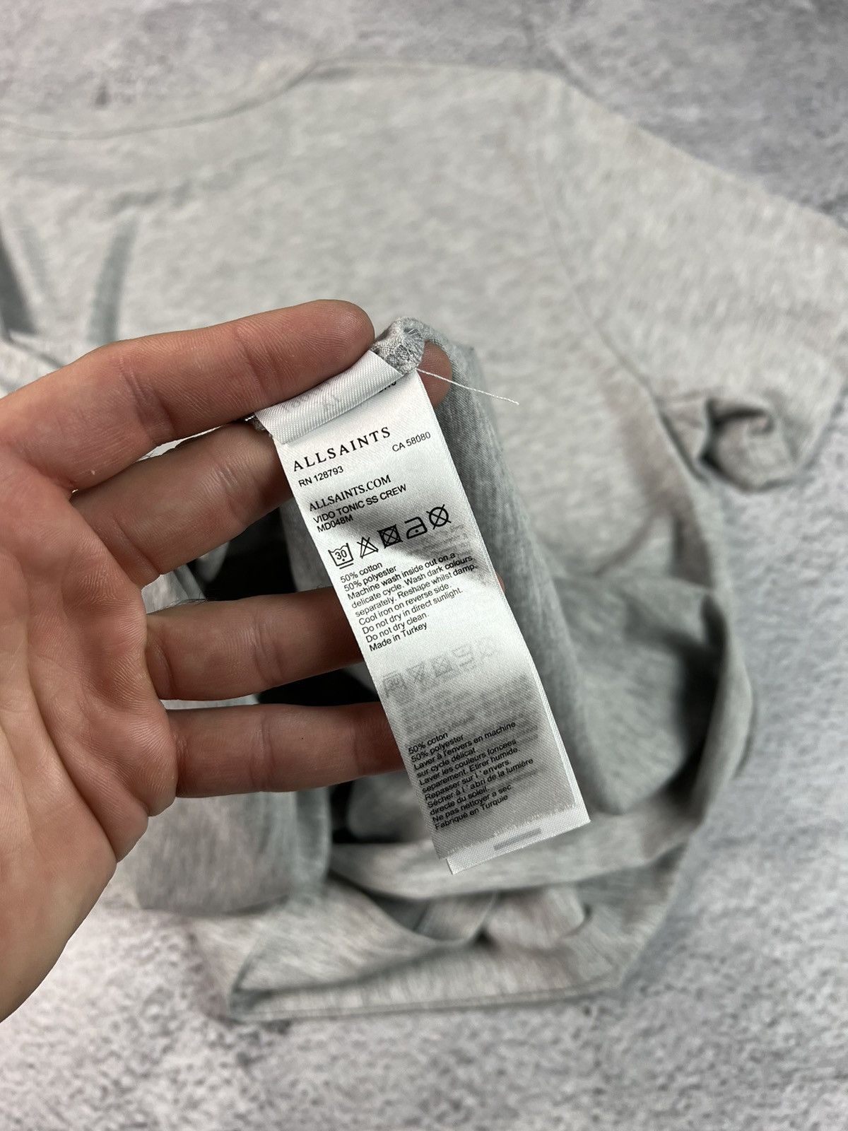Allsaints × Japanese Brand All Saints small logo T-shirt Size US XL / EU 56 / 4 - 6 Thumbnail