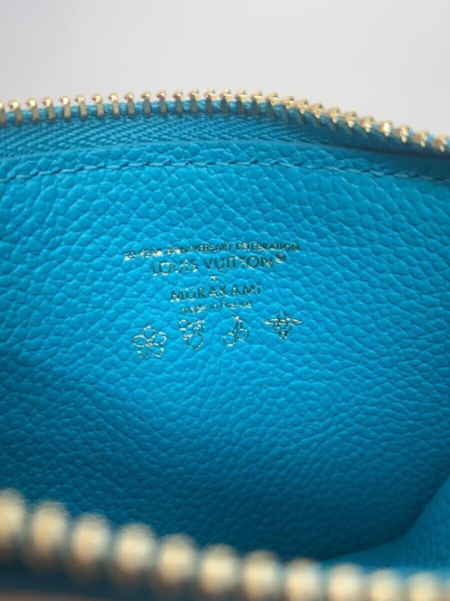 Louis Vuitton Louis Vuitton Monogram Leather Coin Case Blue Size ONE SIZE - 3 Thumbnail