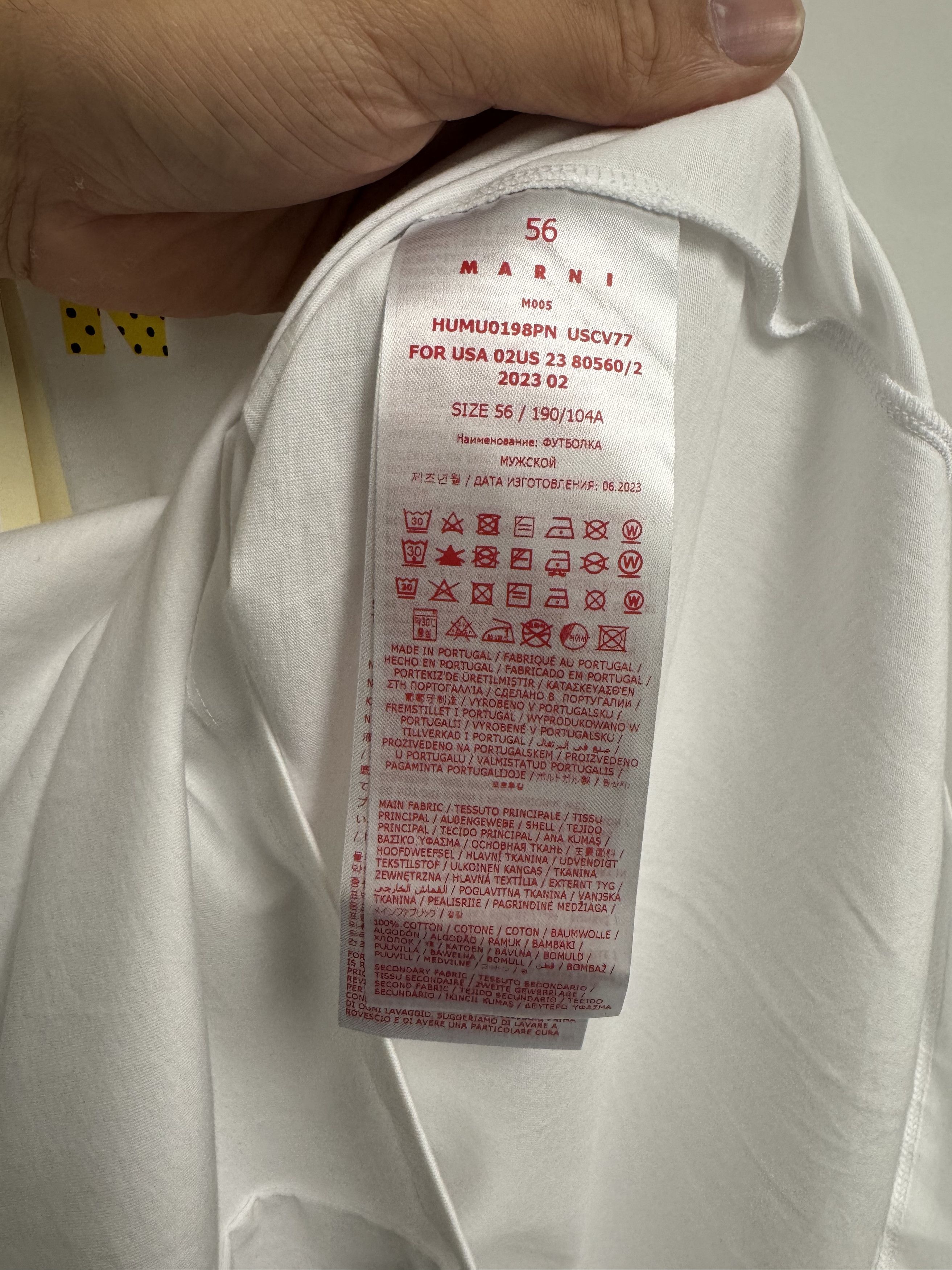 Marni Marni Poka Dot Tee Size US XL / EU 56 / 4 - 3 Thumbnail