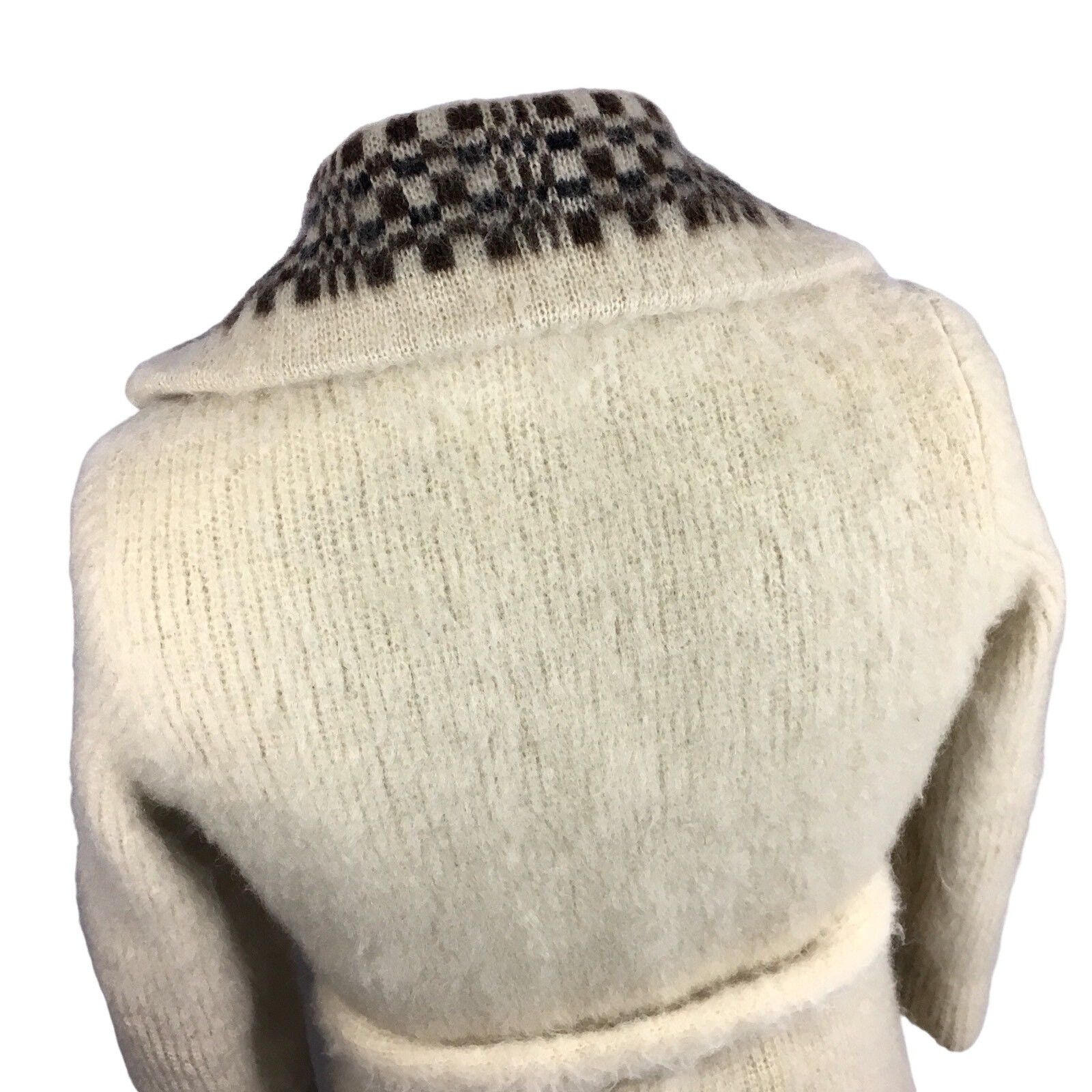 Other Vtg Icewool NORDIC Icelandic FairIsle Arctic Sheep Wool Coat Size S / US 4 / IT 40 - 5 Thumbnail