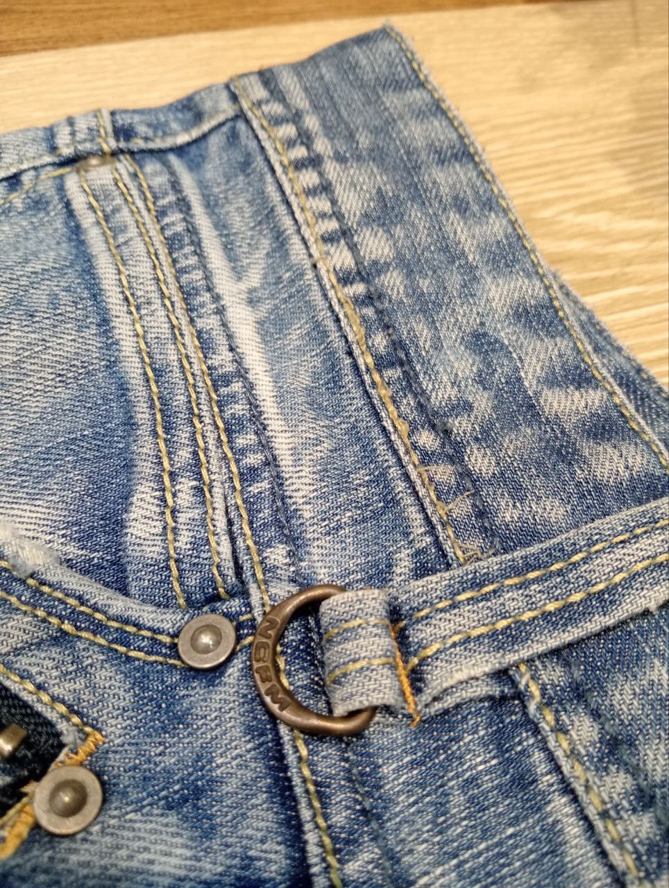 Nicole Club JAPANESE NICOLE CLUB FOR MEN FLARED DENIM JEANS Size US 34 / EU 50 - 8 Thumbnail