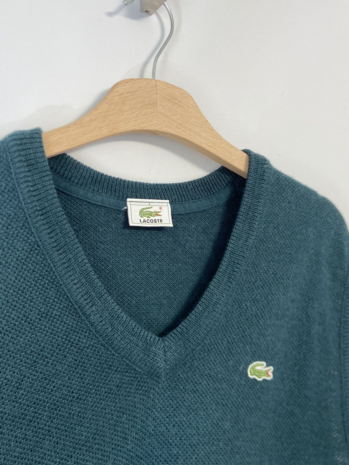 Lacoste × Vintage Lacoste Vintage 90’s Knitted Vest Y2K Size US L / EU 52-54 / 3 - 4 Thumbnail