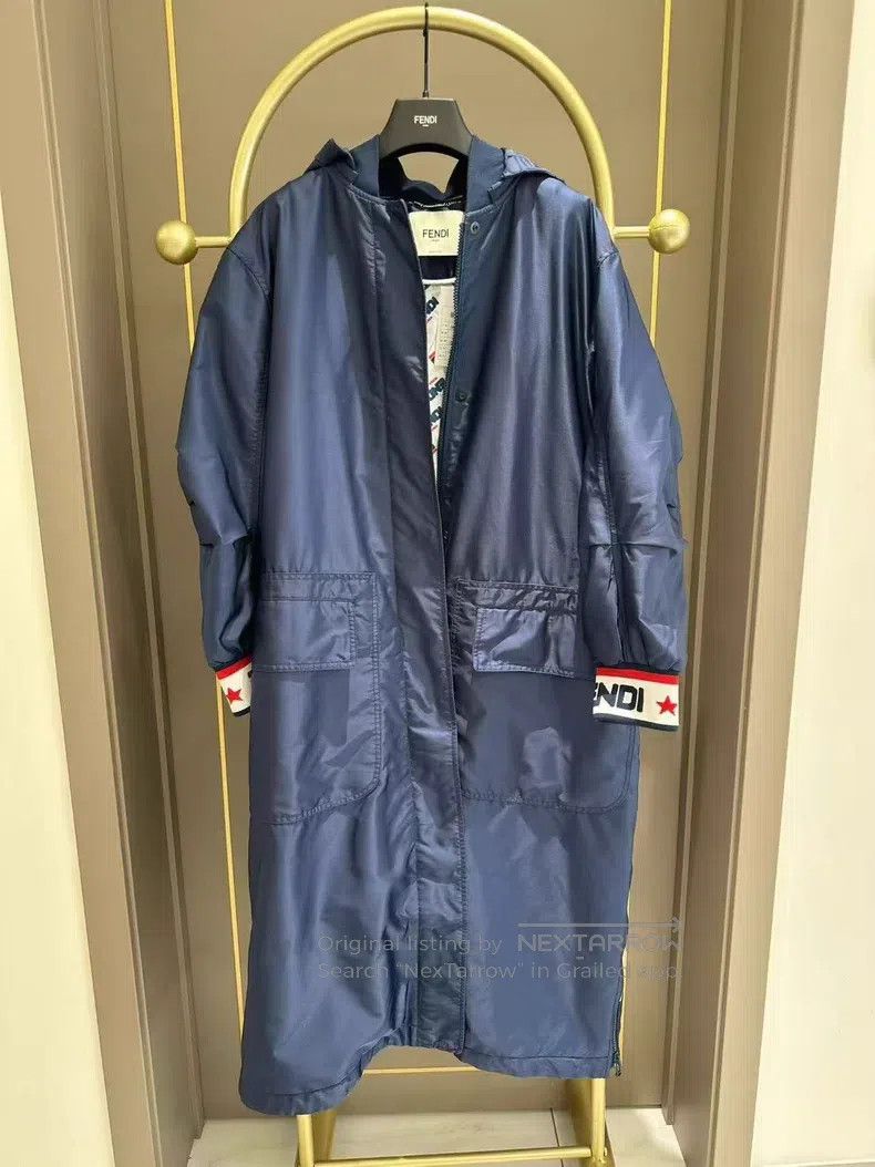 Fendi Fendi Long thin cotton jacket Size M / US 6-8 / IT 42-44 - 3 Thumbnail