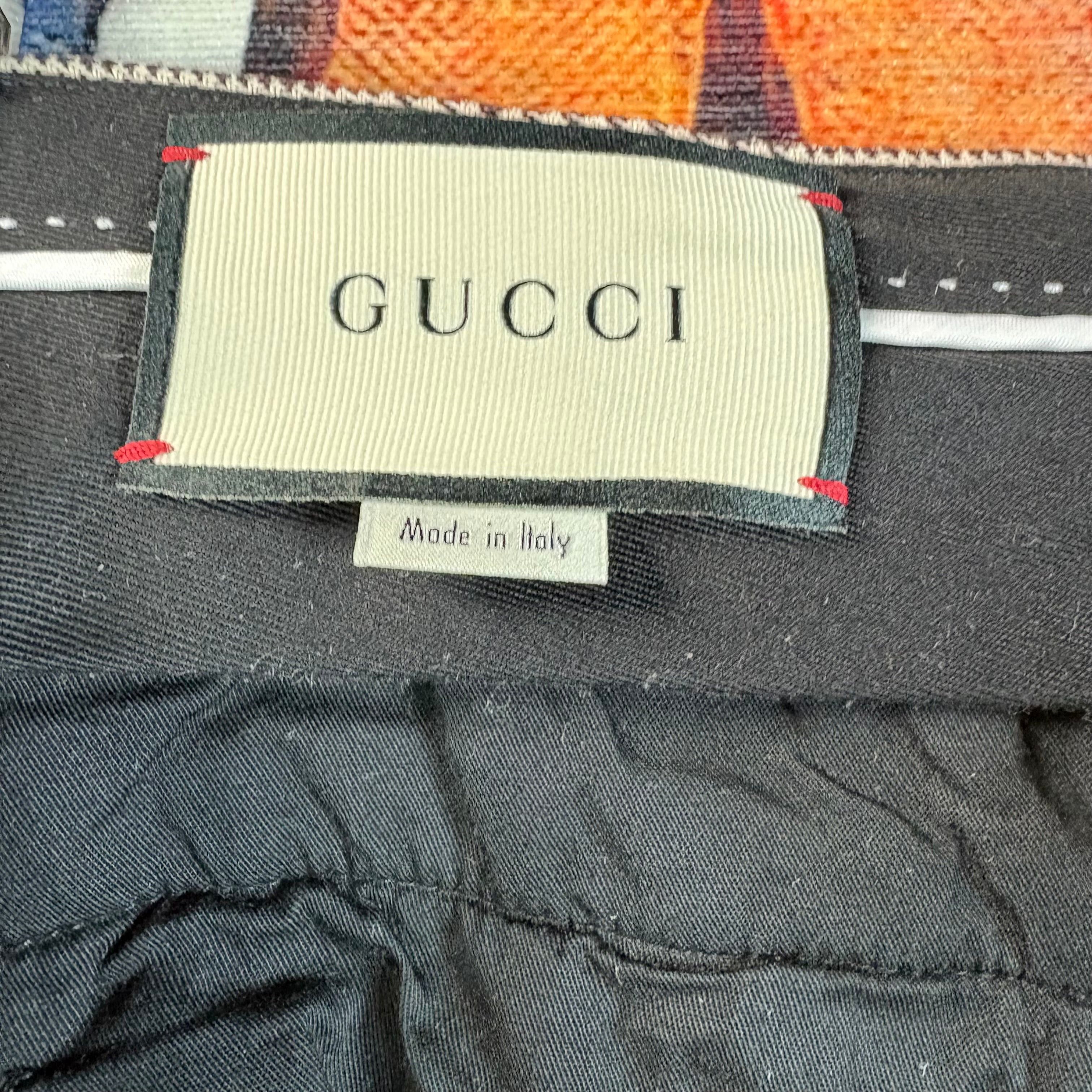Gucci Gucci Plaid Print Houndstooth Straight Leg Pants Size 32" Size US 32 / EU 48 - 2 Thumbnail