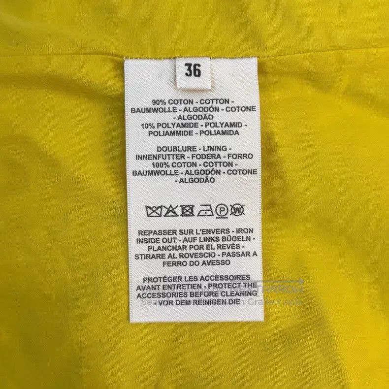 Hermes Hermes Yellow logo shirt Size XS / US 0-2 / IT 36-38 - 6 Thumbnail