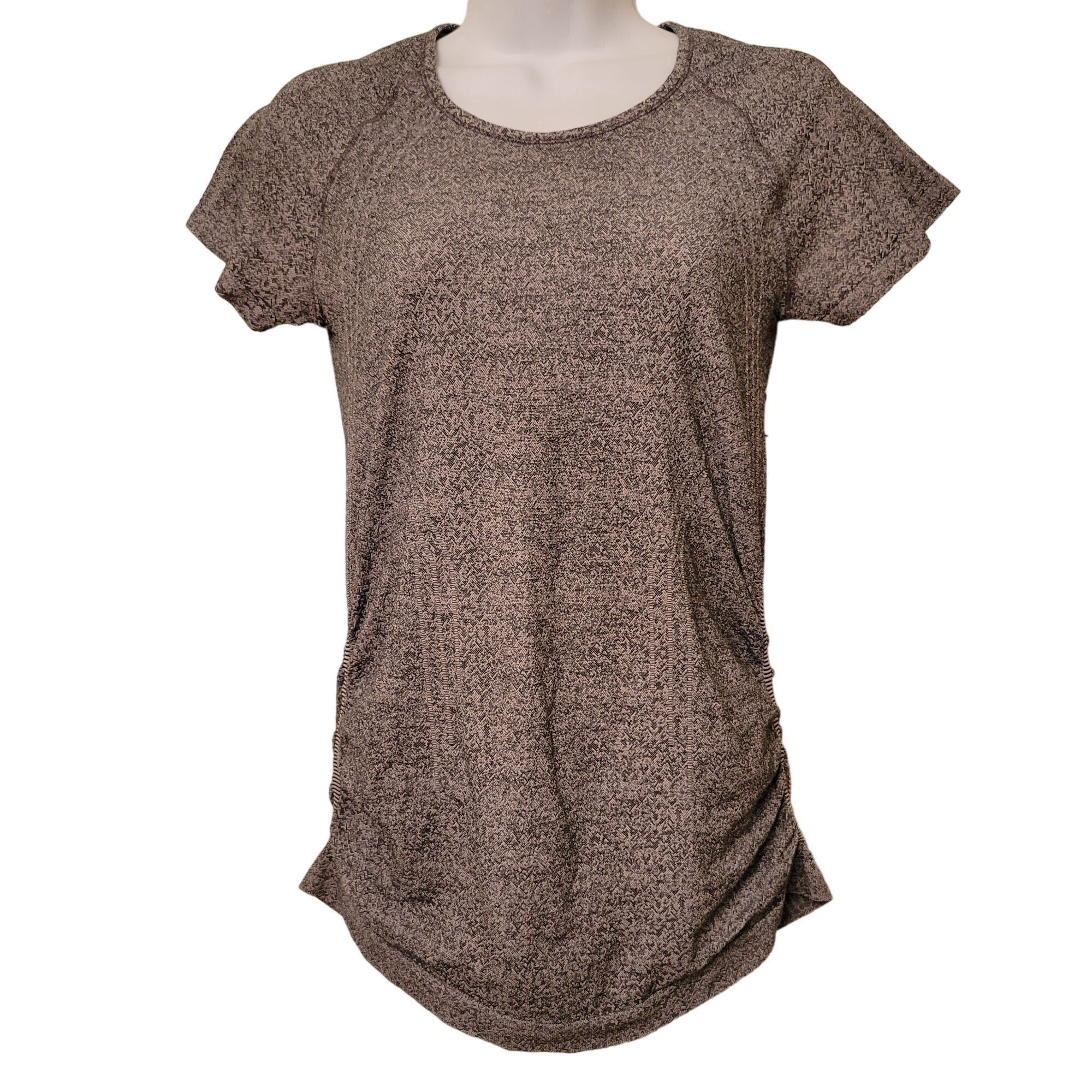 Athleta Athleta S Ruched Side Athletic Stretch Tee Top SPEEDLIGHT He Size S / US 4 / IT 40 - 2 Thumbnail