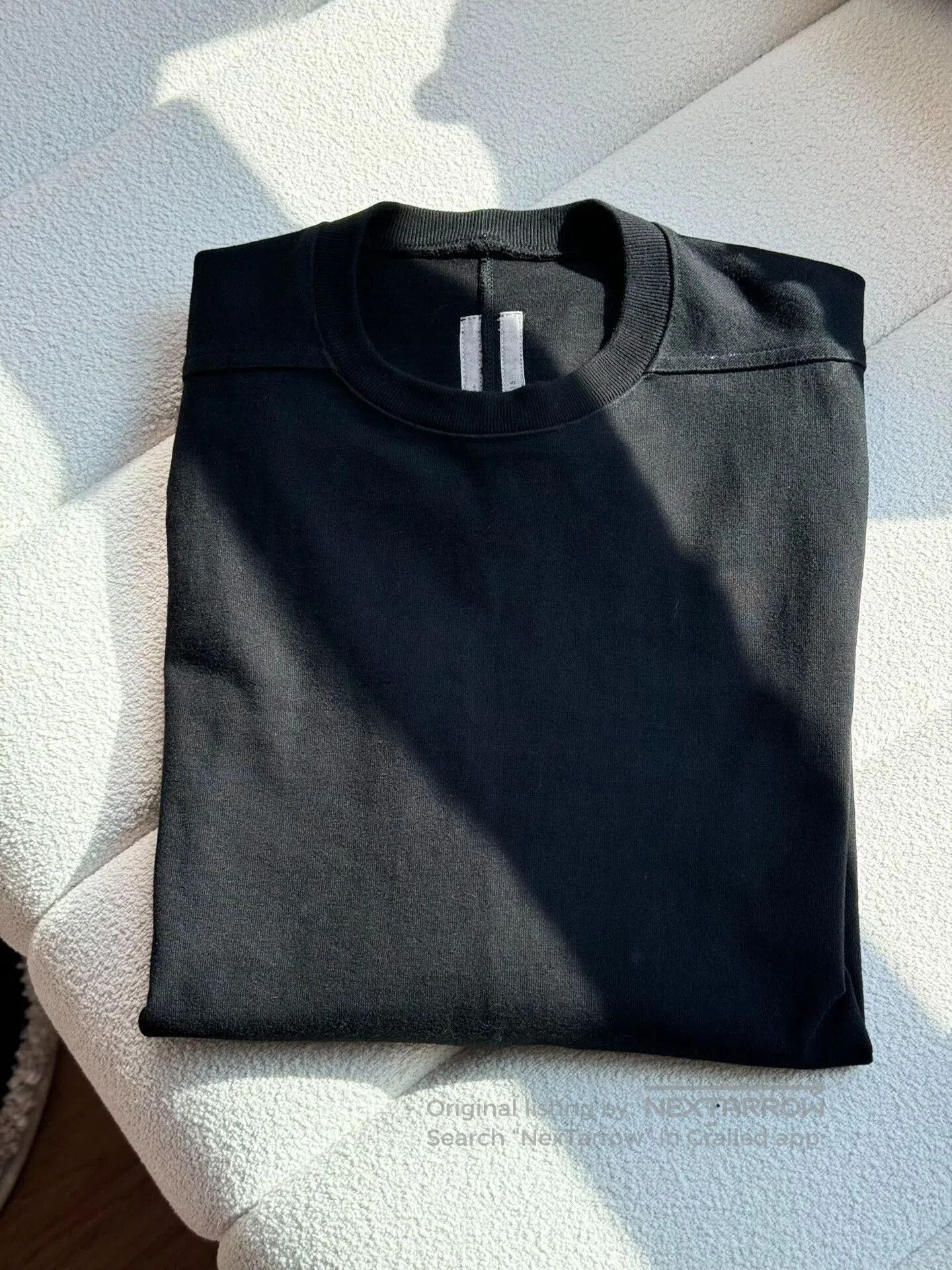 Rick Owens Rick Owens Men's Long Crew Neck T. Size US M / EU 48-50 / 2 - 3 Thumbnail
