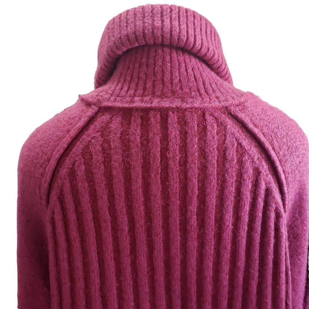 Free People CT775 Free People Ladies Burgundy Heavy Cowl Neck Sweater Size S / US 4 / IT 40 - 5 Thumbnail