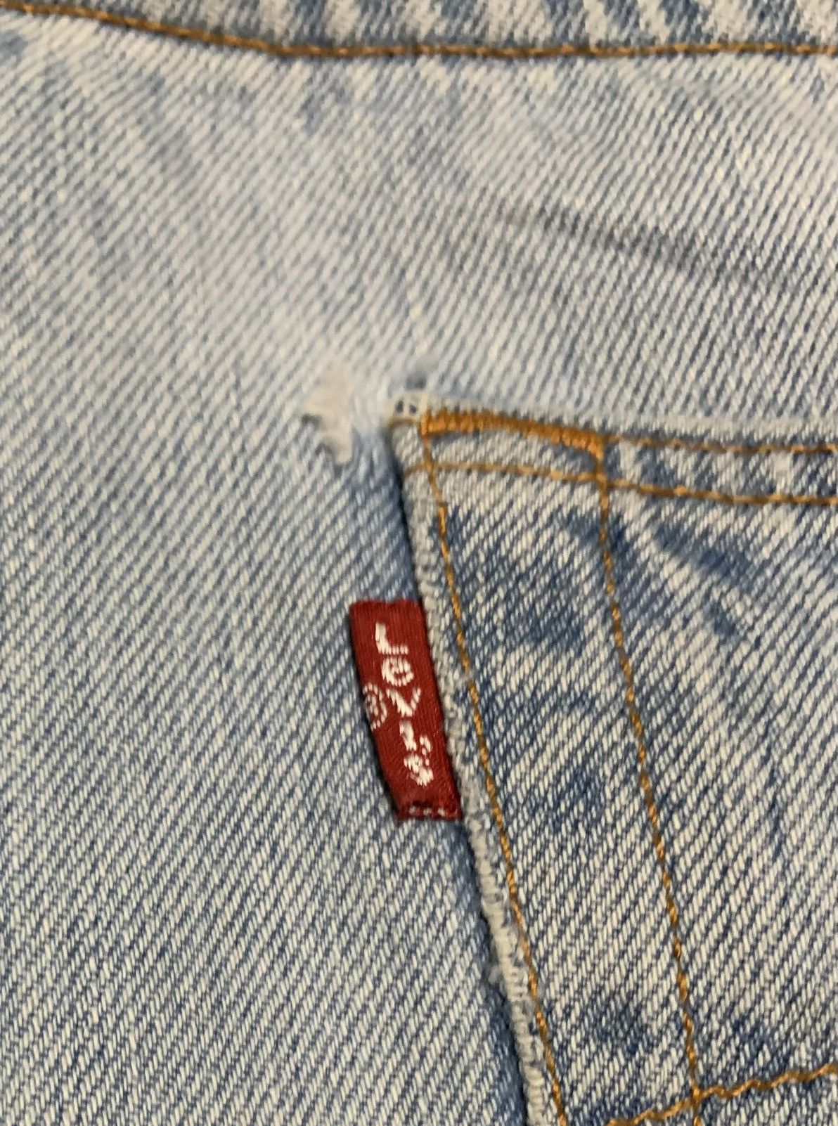 Levi's Vintage Levis 501 Straight Faded Blue Jeans Distressed Size US 34 / EU 50 - 11 Thumbnail
