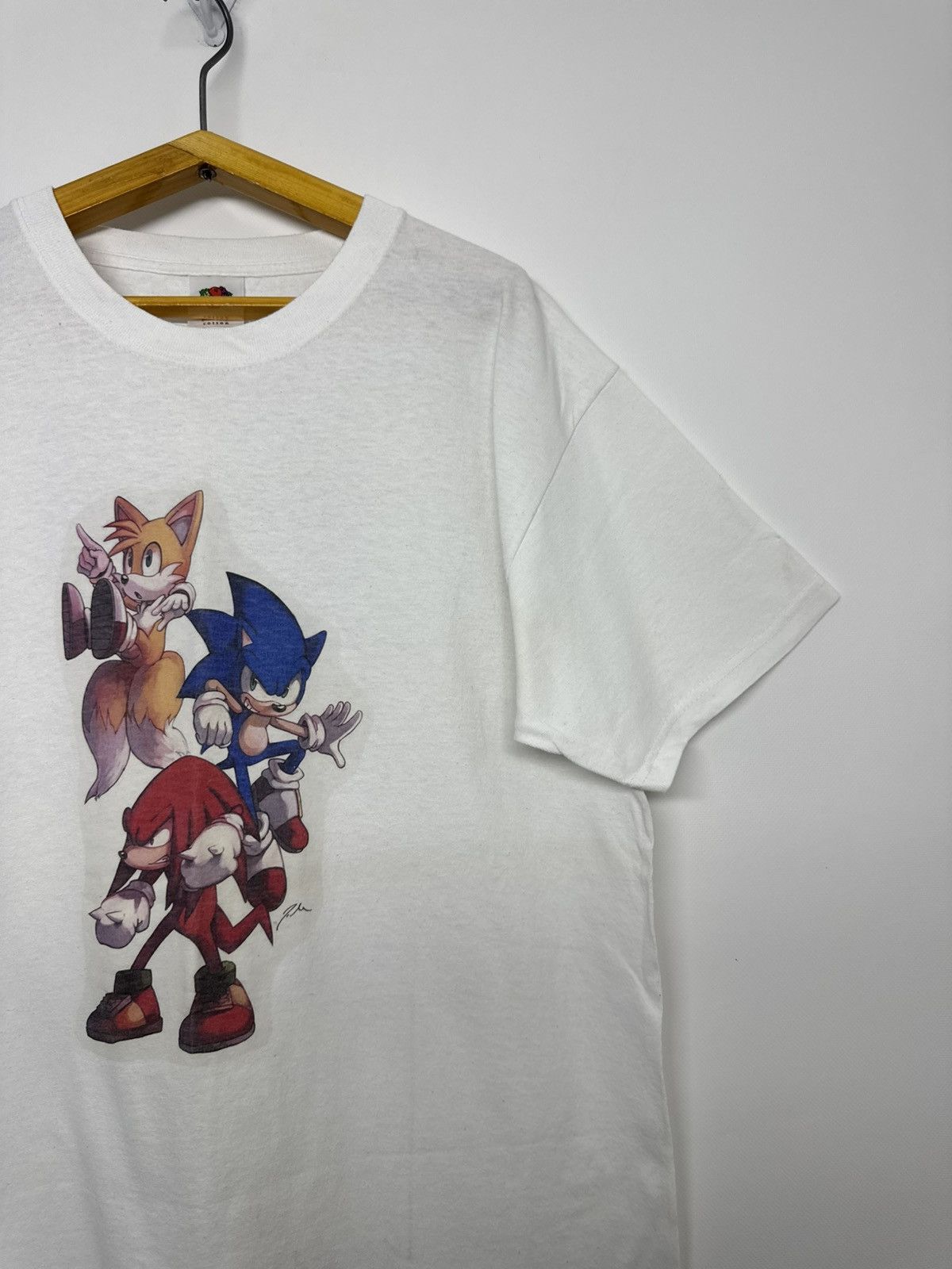 Fruit Of The Loom VINTAGE SONIC THE HEDGEHOG GRAPHIC TEE Size US L / EU 52-54 / 3 - 6 Thumbnail