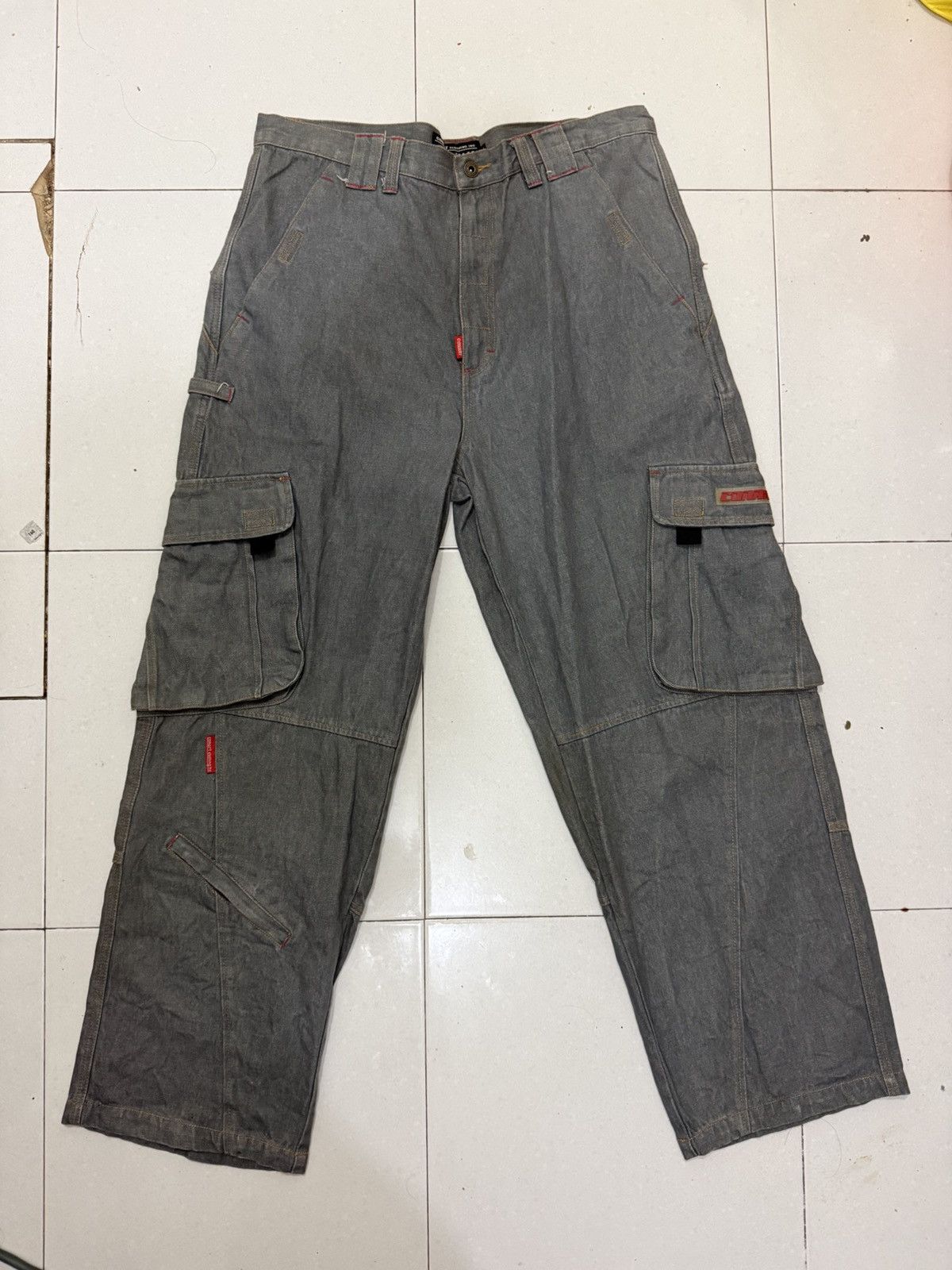 Japanese Brand Y2K Baggy CONART Multipocket Cargo Pants Size US 30 / EU 46 - 2 Thumbnail
