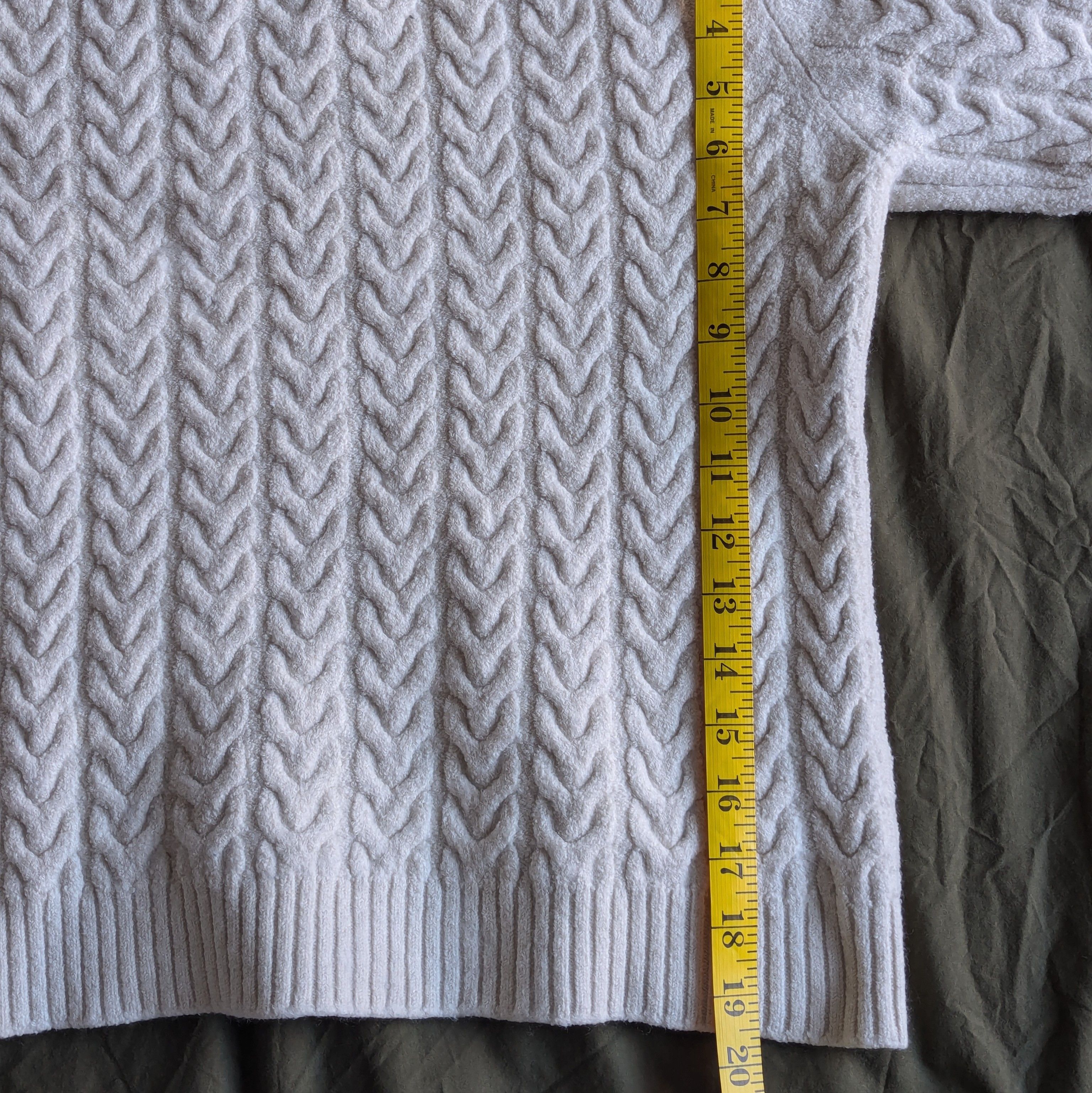 Saks Fifth Avenue White cable knit sweater cable knit jumper knives out style Size US XS / EU 42 / 0 - 8 Thumbnail