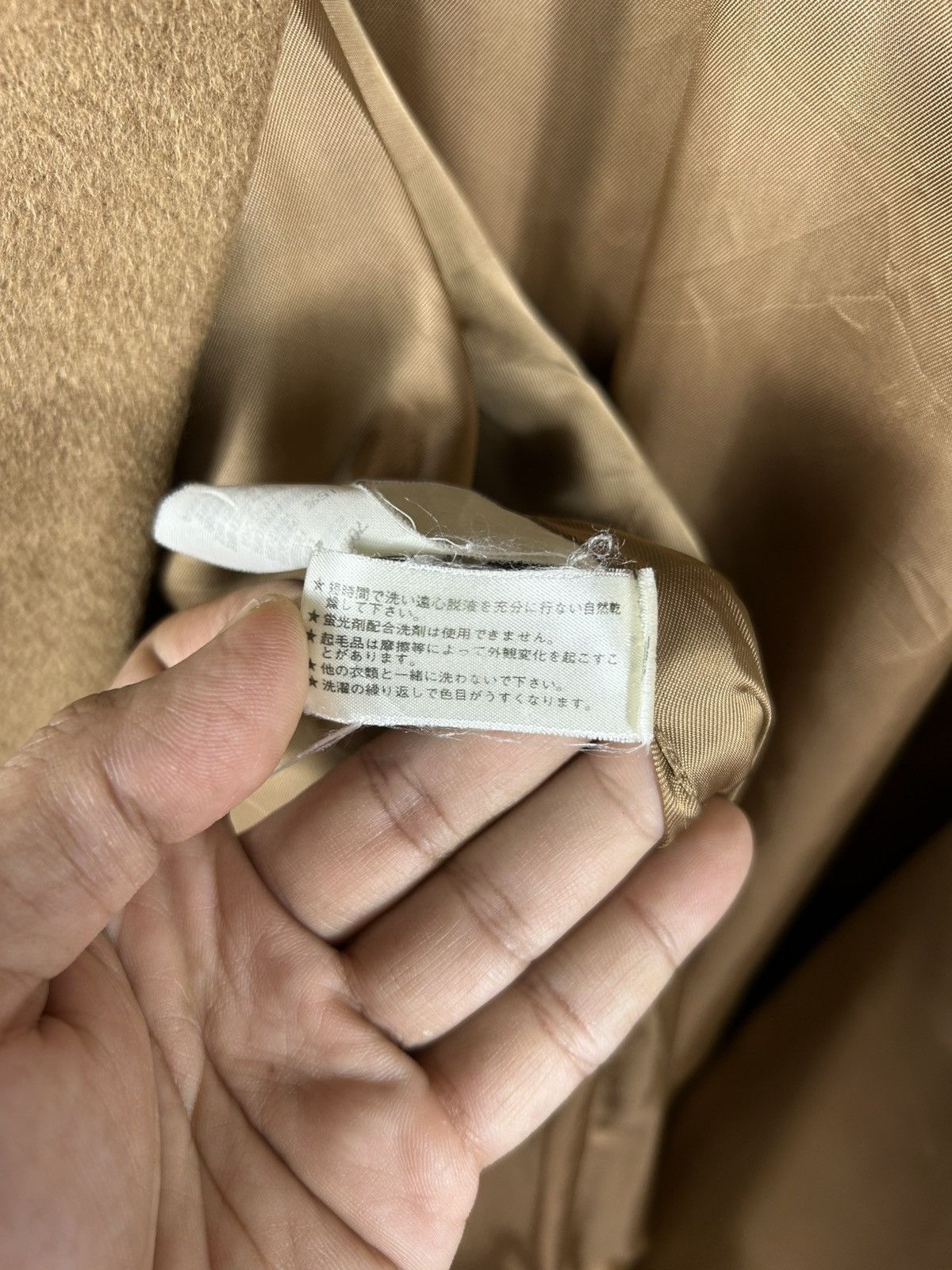 Designer × Krizia × Vintage ⚡️Vintage Perte By Krizia Cashmere Button Long Coat Jacket Size M / US 6-8 / IT 42-44 - 15 Thumbnail