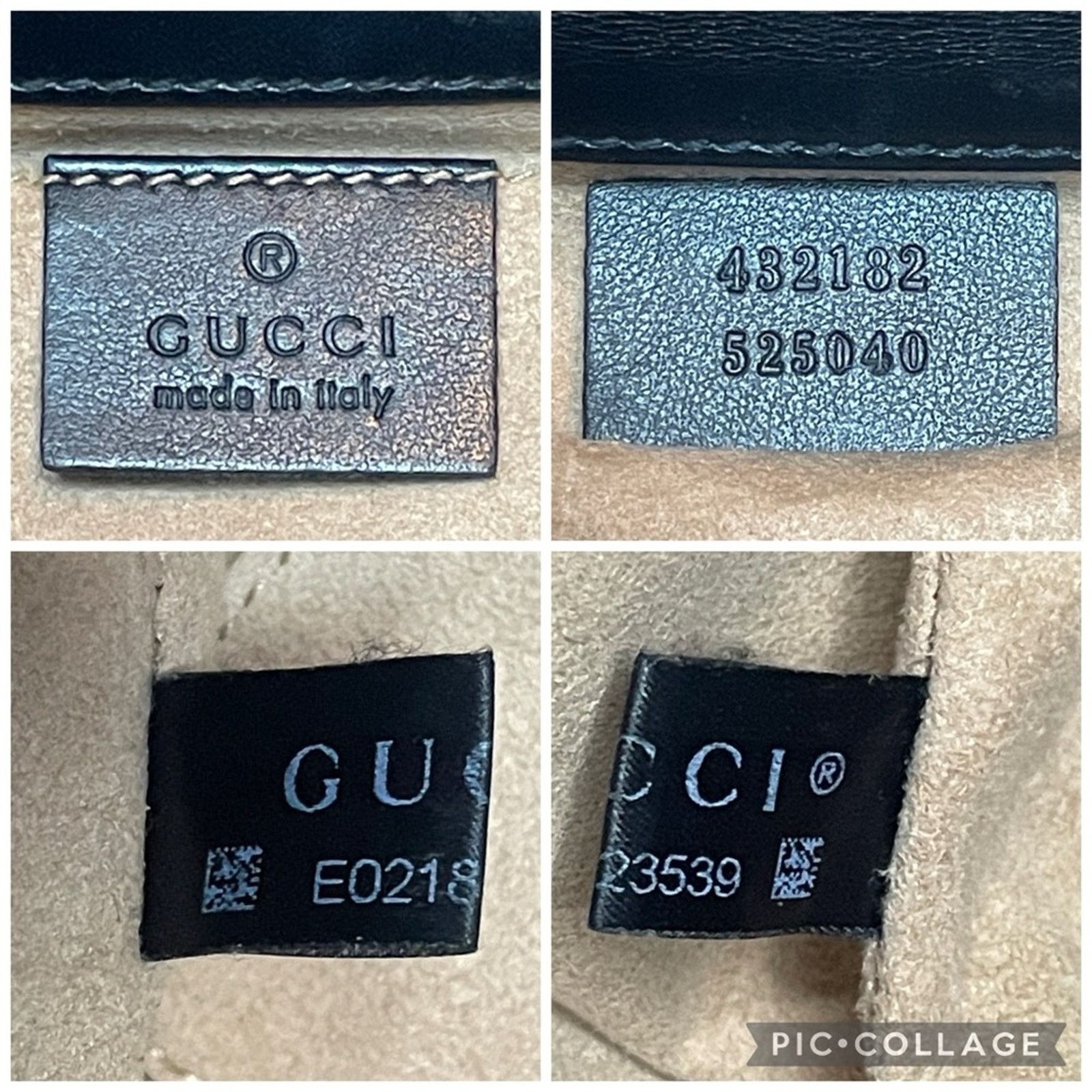 Gucci Gucci Padlock GG Supreme Chain Bag Black/Gold Size ONE SIZE - 15 Thumbnail
