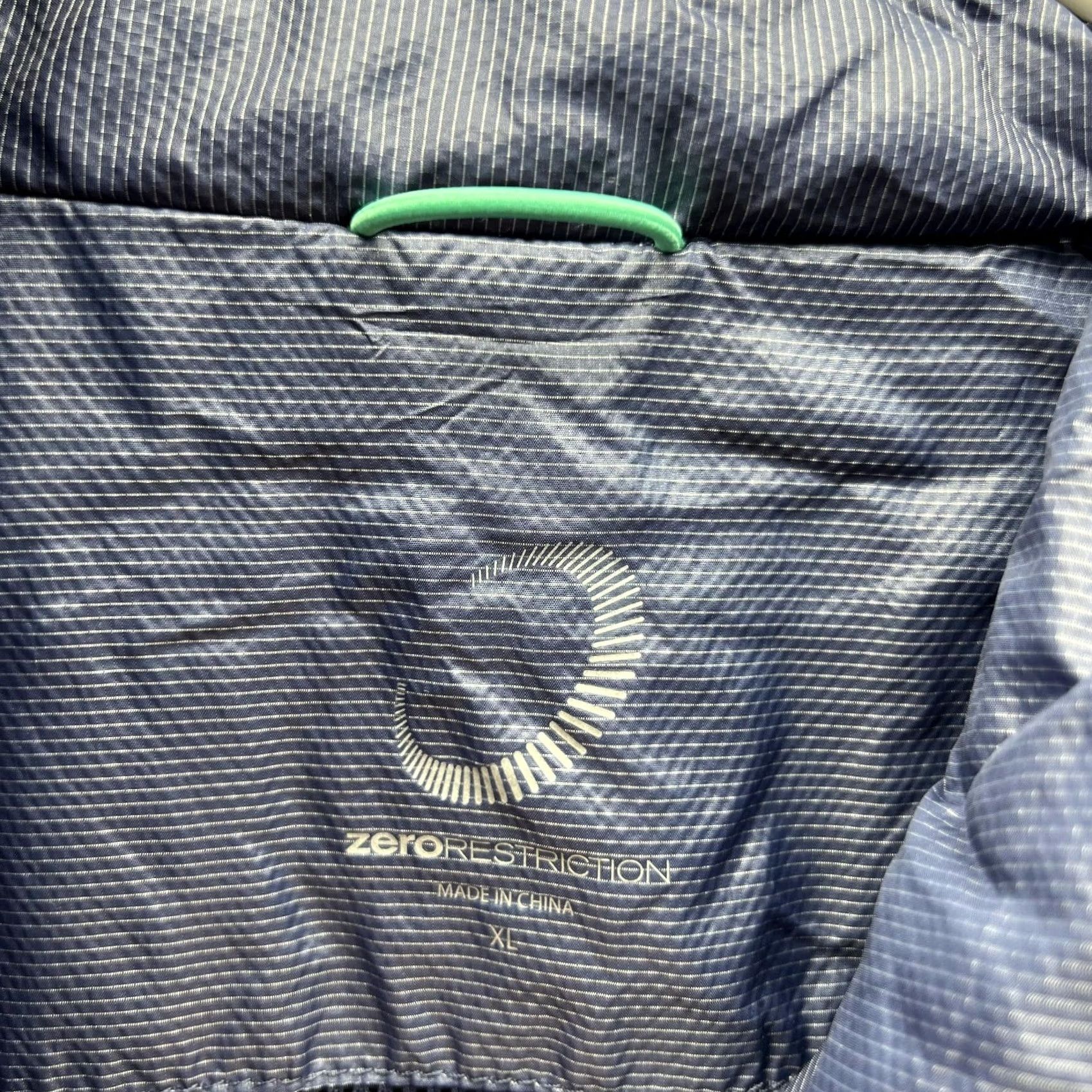 Vintage Zero Restriction Jacket Women XL Windbreaker Blue Telluride Golf Club Windbreaker Outer Shell Polyester Logo Size XL / US 12-14 / IT 48-50 - 5 Thumbnail