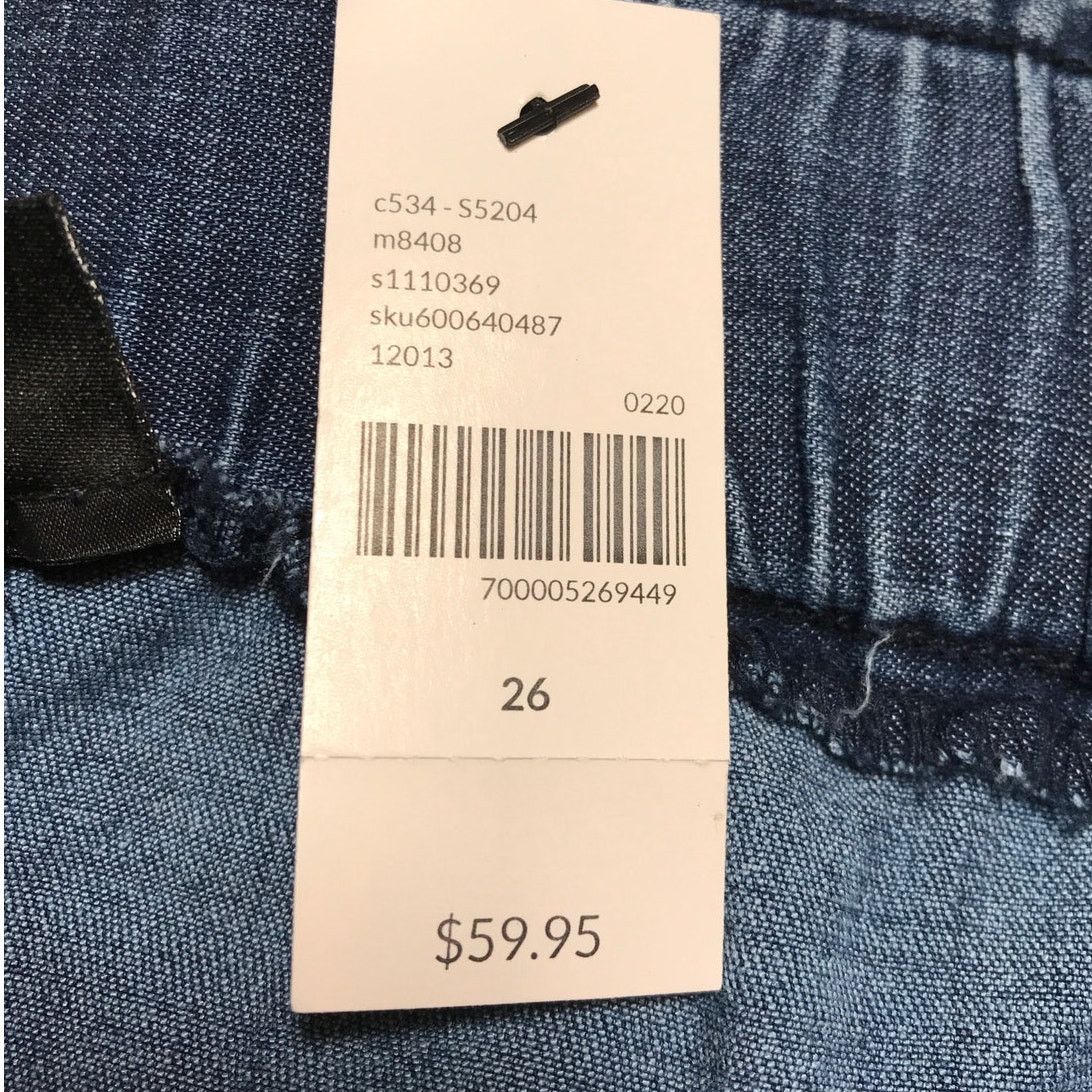 Other NWT Lane Bryant High-Rise Relaxed Fit Bermuda Jean Shorts 26 Size 26" / US 2 / IT 38 - 4 Thumbnail